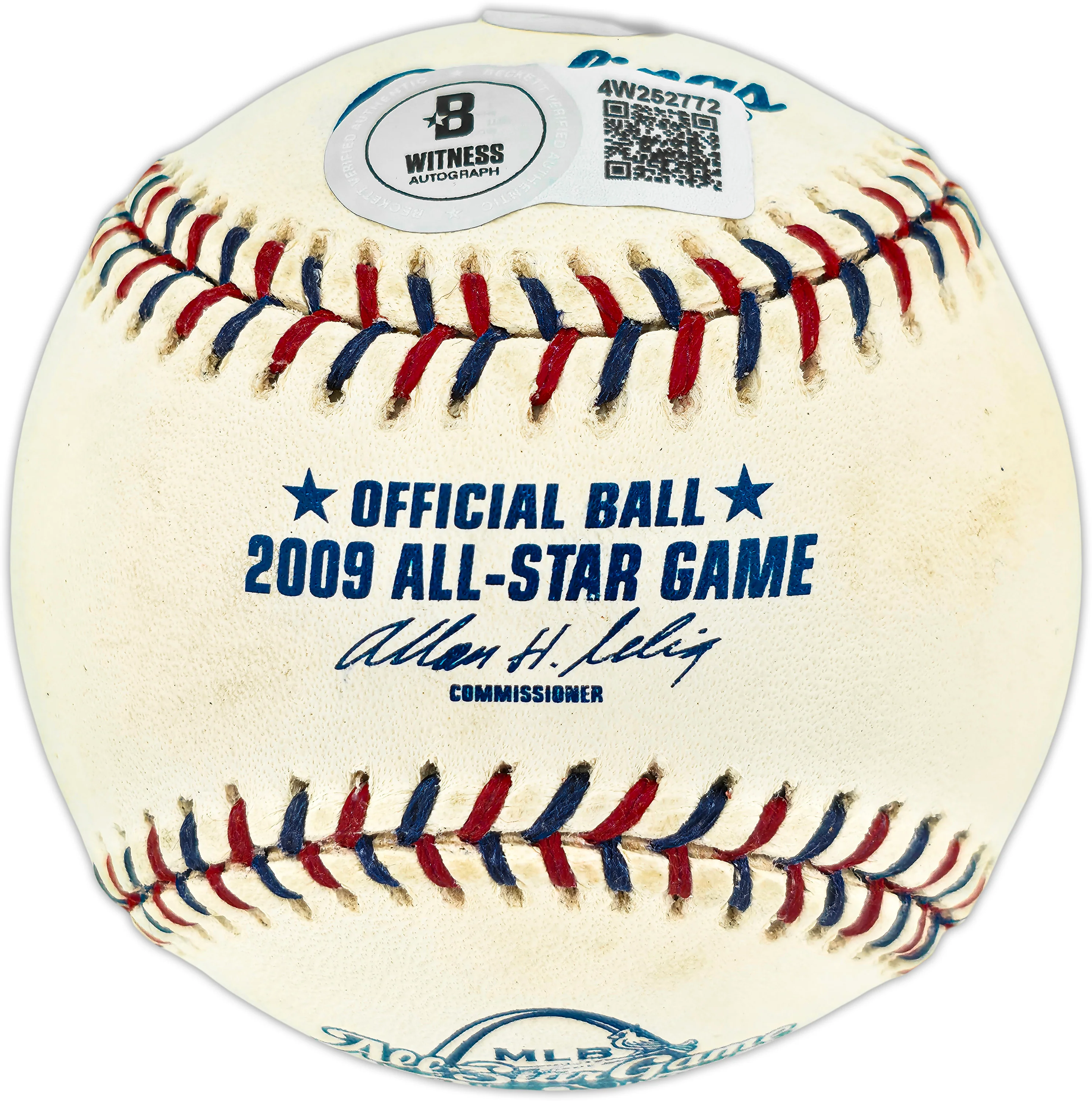 Ichiro Suzuki Autographed Official 2009 All Star Game Logo Baseball Seattle Mariners Beckett BAS Witness #4W252772 - Image 2