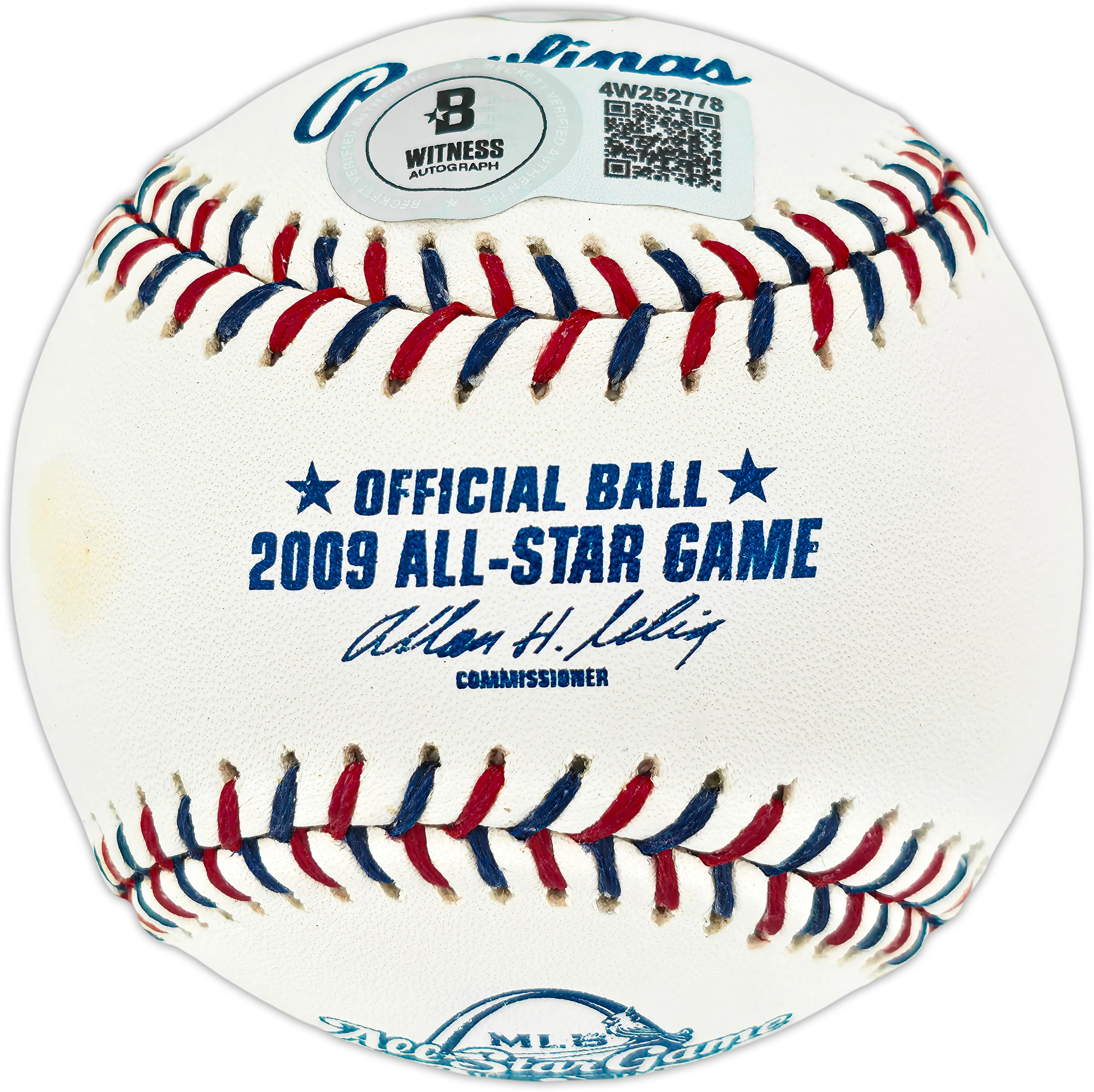 Ichiro Suzuki Autographed Official 2009 All Star Game Logo Baseball Seattle Mariners Beckett BAS Witness #4W252778 - Image 2