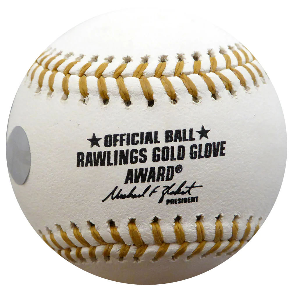 Ichiro Suzuki Autographed Official Gold Glove Baseball Seattle Mariners "10x GG" IS Holo Stock #135091 - Image 2
