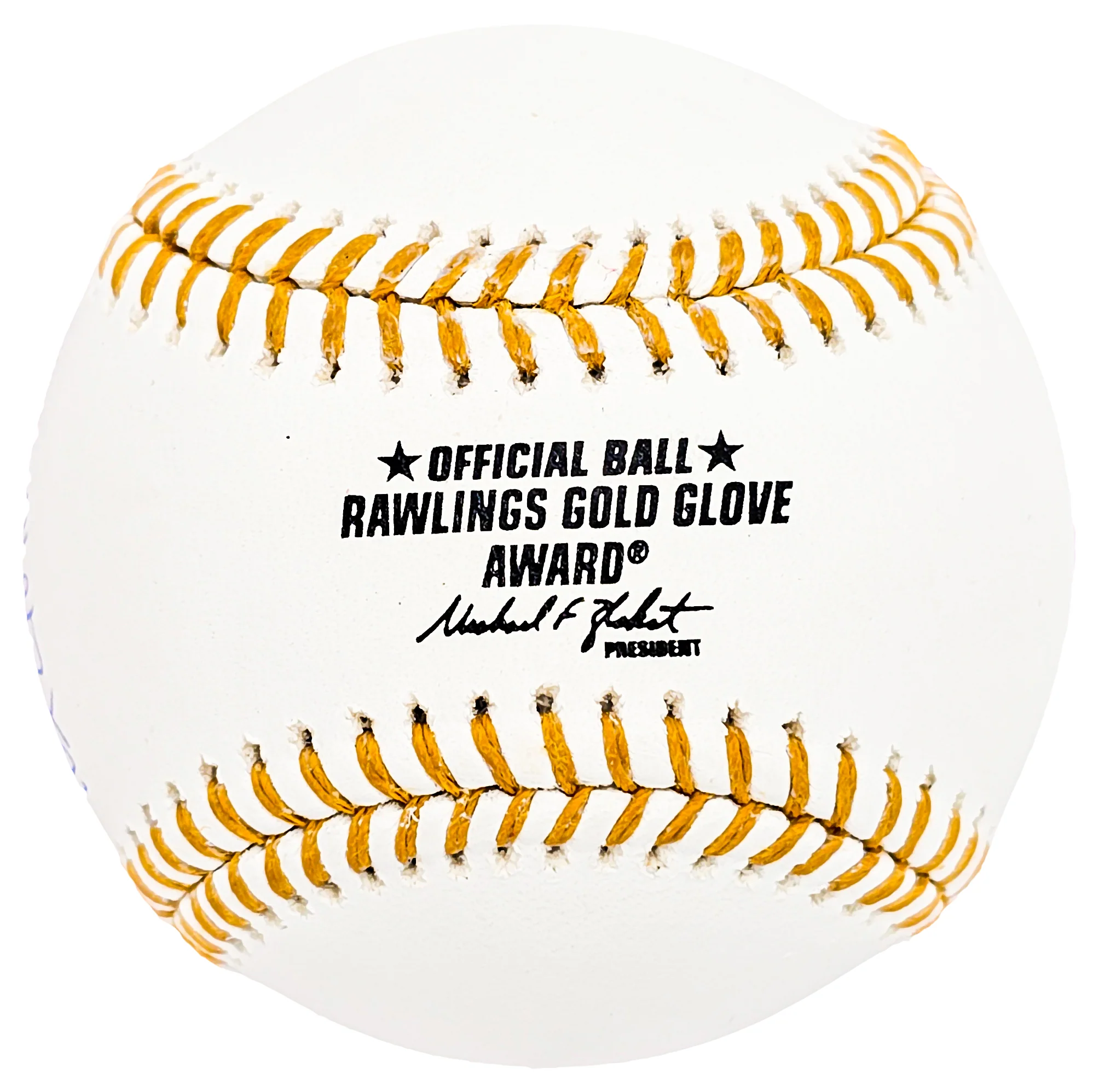 Ichiro Suzuki Autographed Official Gold Glove Baseball Seattle Mariners "10x Gold Glove" IS Holo Stock #212158 - Image 3