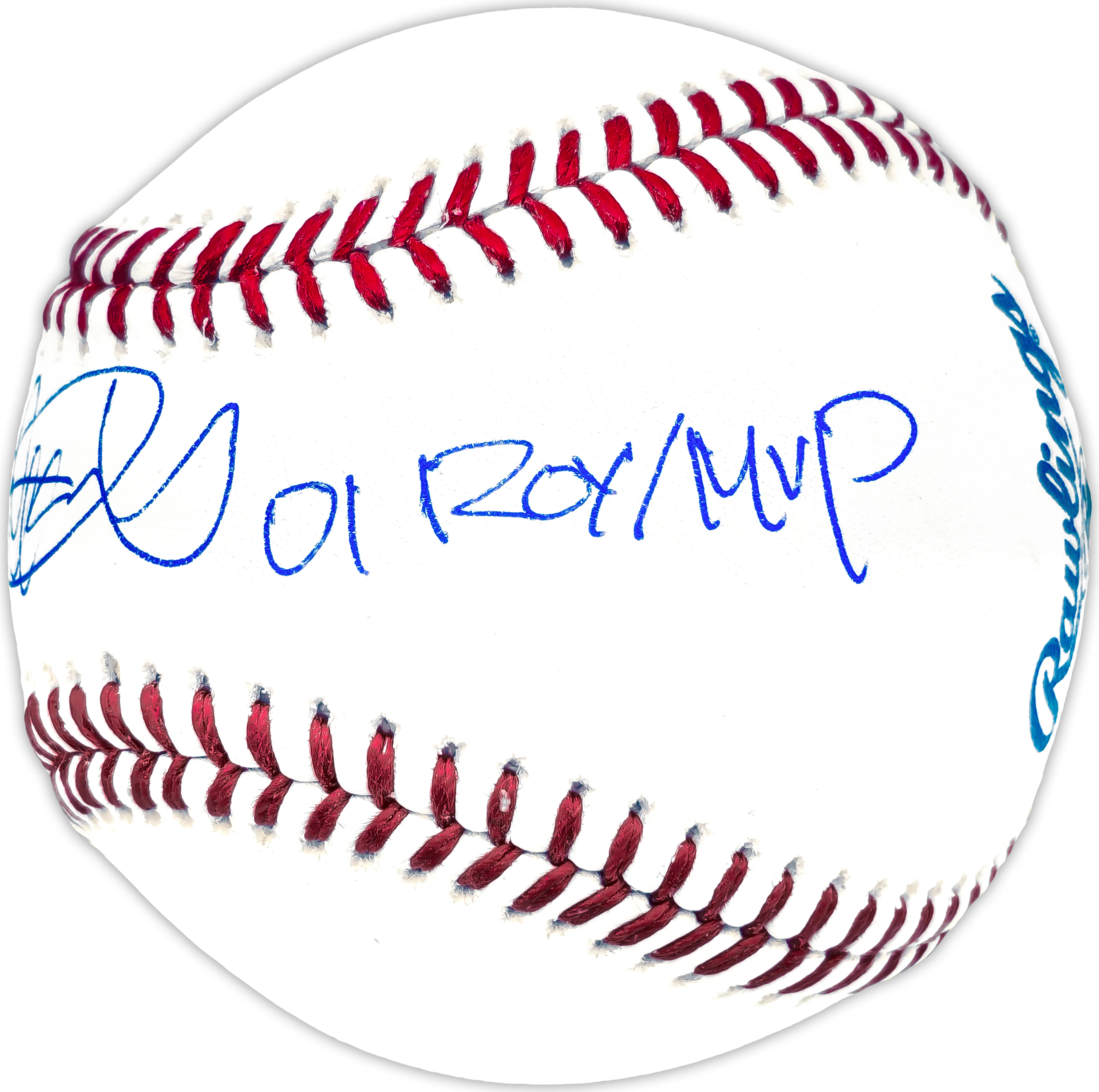 Ichiro Suzuki Autographed Official MLB Baseball Seattle Mariners "01 ROY/MVP" IS Holo & Beckett BAS Witness Stock #232832 - Image 3