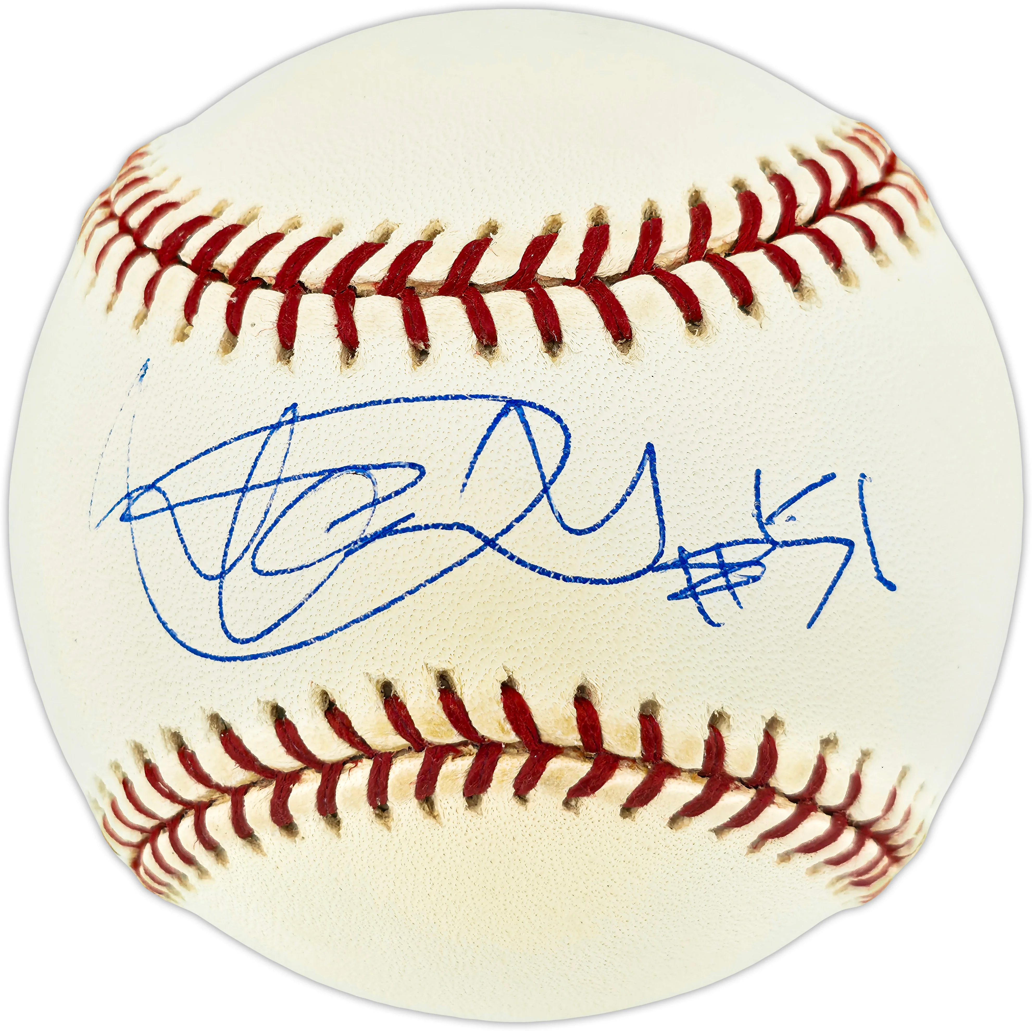 Ichiro Suzuki Autographed Official MLB Baseball Seattle Mariners "#51" IS Holo & Beckett BAS Witness #2W996199