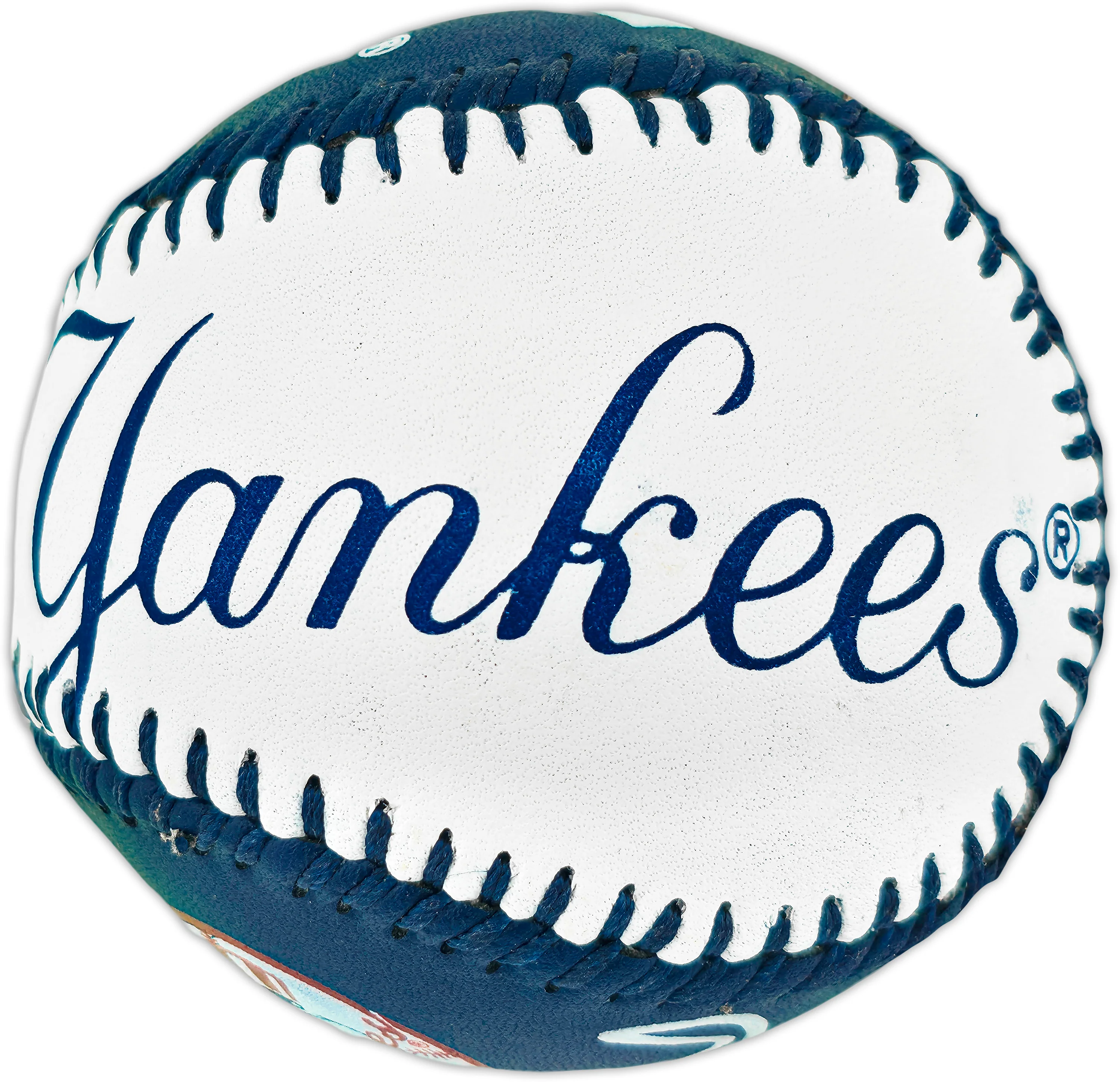 Ichiro Suzuki Autographed Official New York Yankees Logo Baseball Seattle Mariners Beckett BAS Witness #4W252763 - Image 5