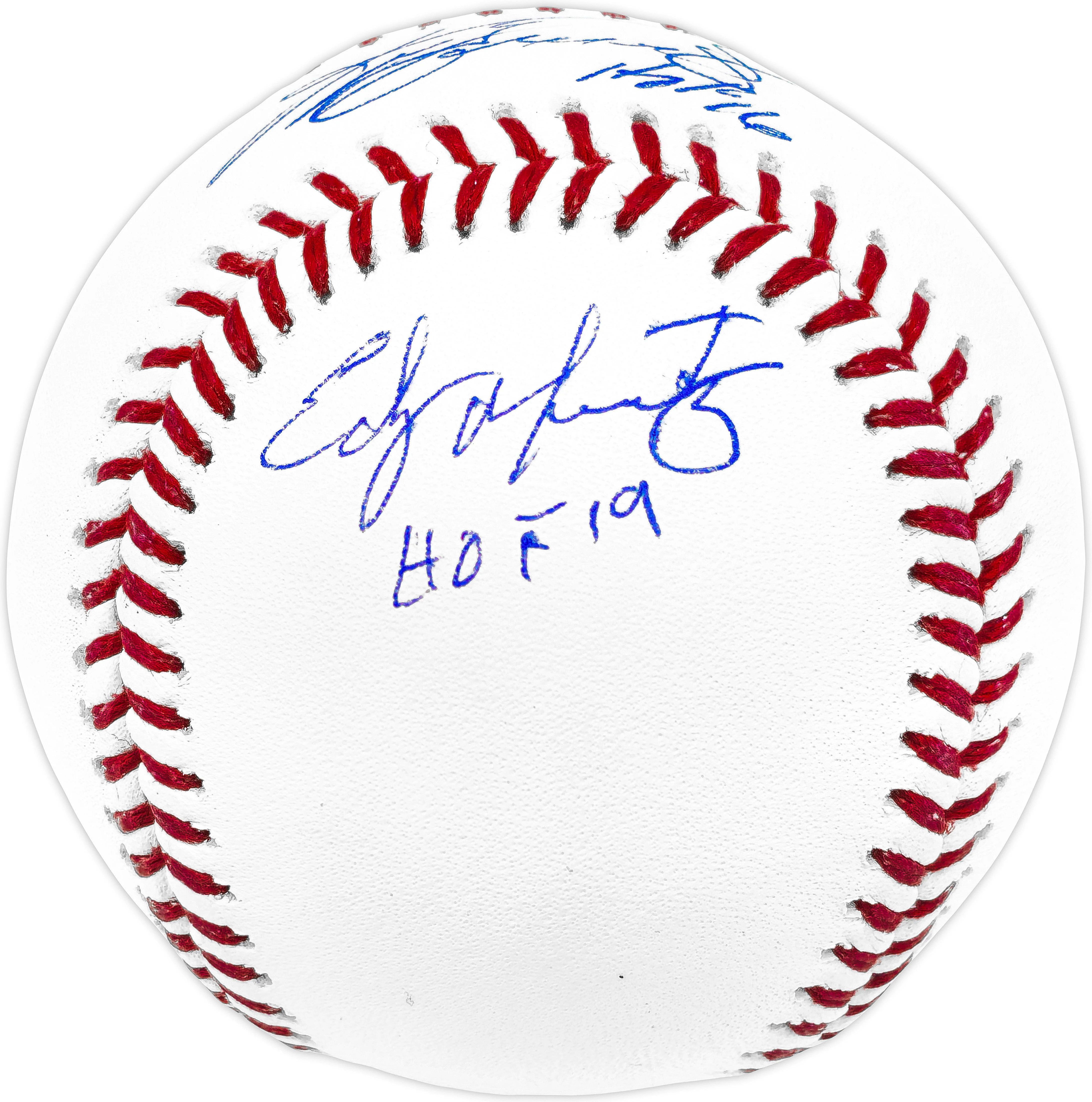 Ichiro Suzuki, Ken Griffey Jr., Edgar Martinez Autographed Official MLB Baseball Seattle Mariners "HOF 16, HOF 19, HOF 25" IS Holo & Beckett BAS Witness Stock #238305 - Image 4
