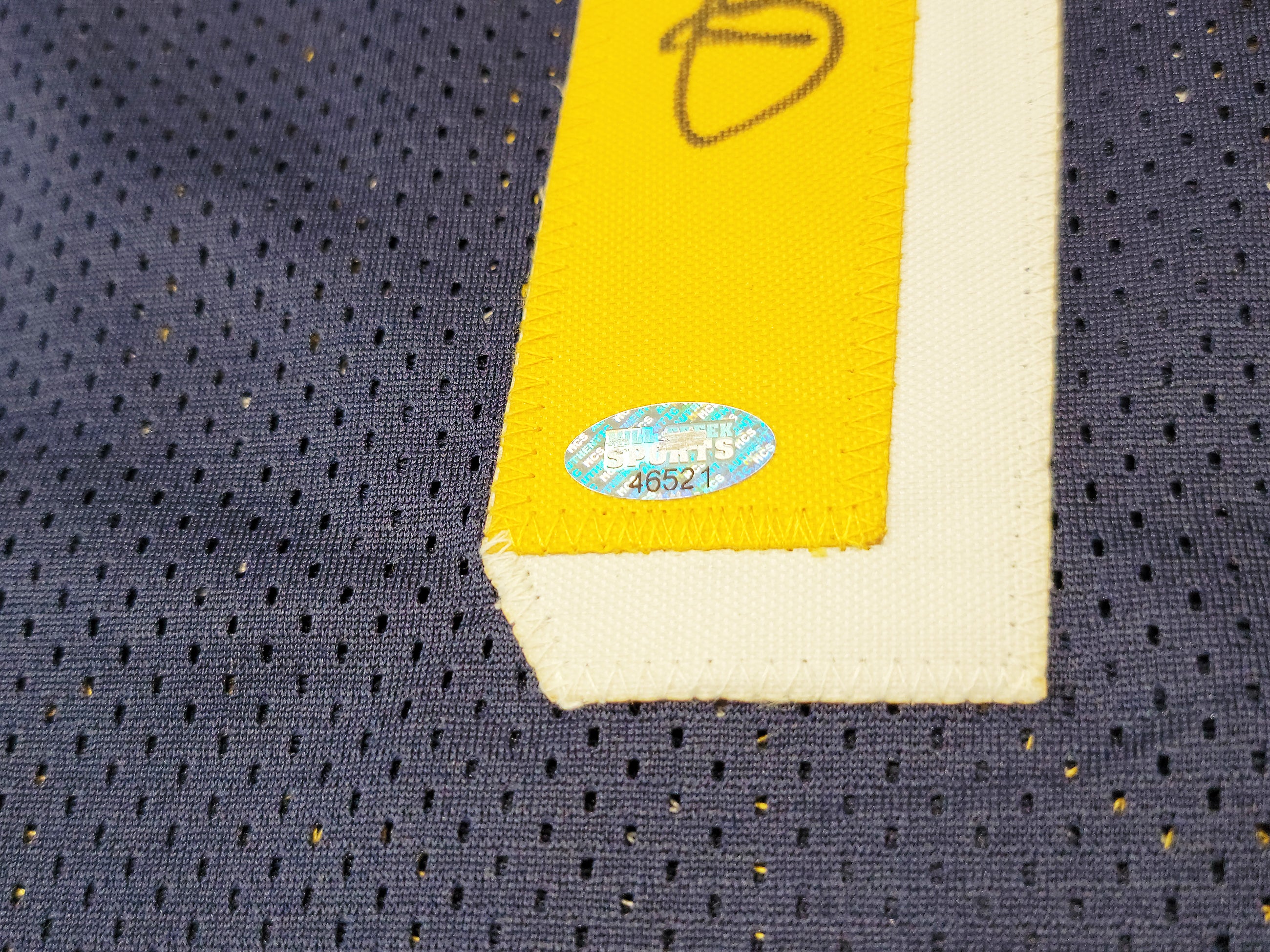 Indiana Pacers Detlef Schrempf Autographed Blue Jersey MCS Holo Stock #202425 - Image 5