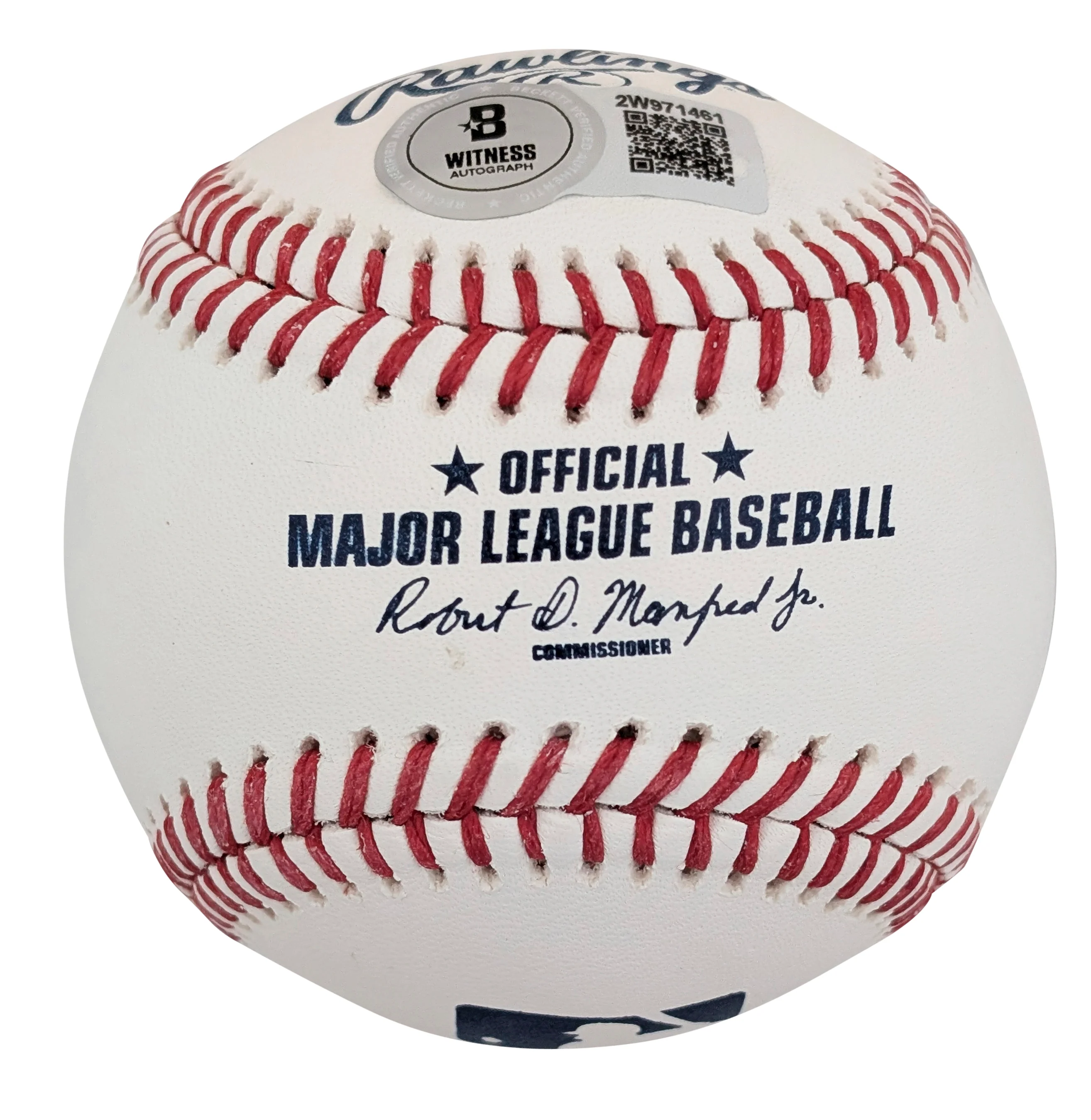 Indians Jim Thome Authentic Signed Manfred Oml Baseball BAS Witnessed - Image 4