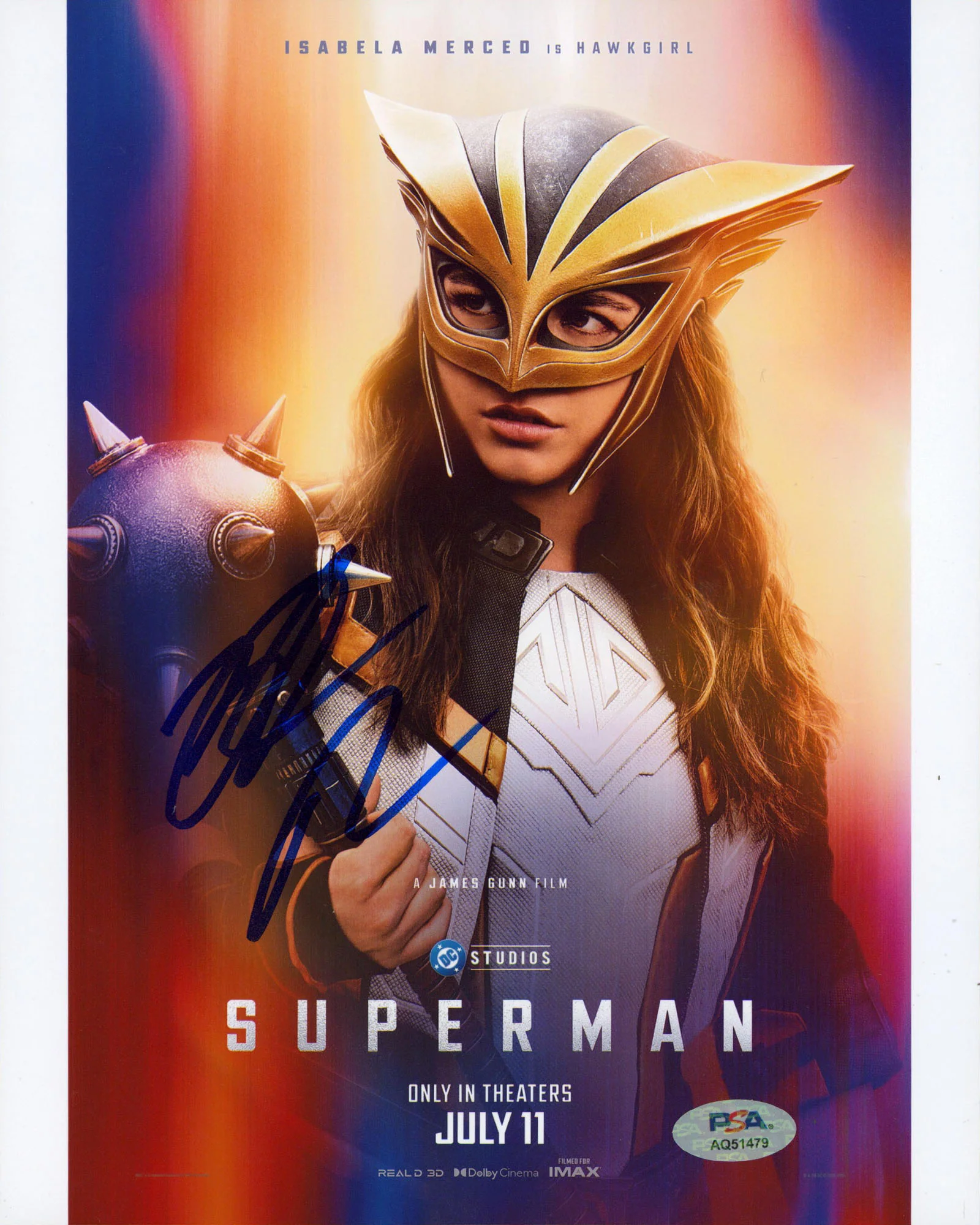 Isabela Merced Superman Authentic Signed 8x10 Vertical Photo PSA/DNA #AQ51479 - Image 2