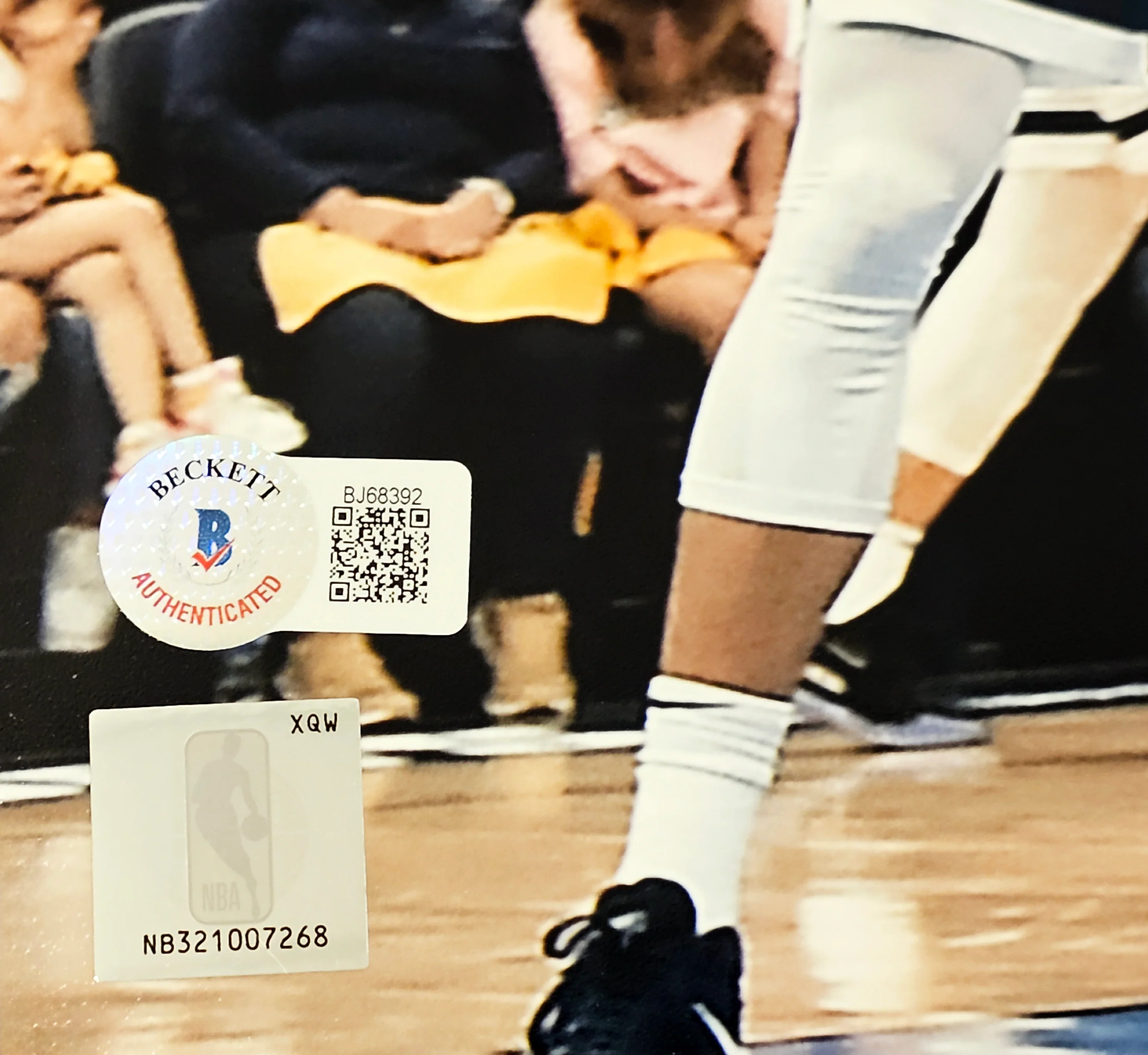Ja Morant Autographed 16x20 Photo Memphis Grizzlies Beckett BAS QR Stock #218597 - Image 3