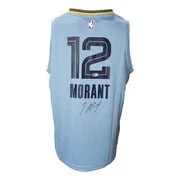 Ja Morant Signed Memphis Grizzlies Light Blue Fanatics L Basketball Jersey BAS - Image 7