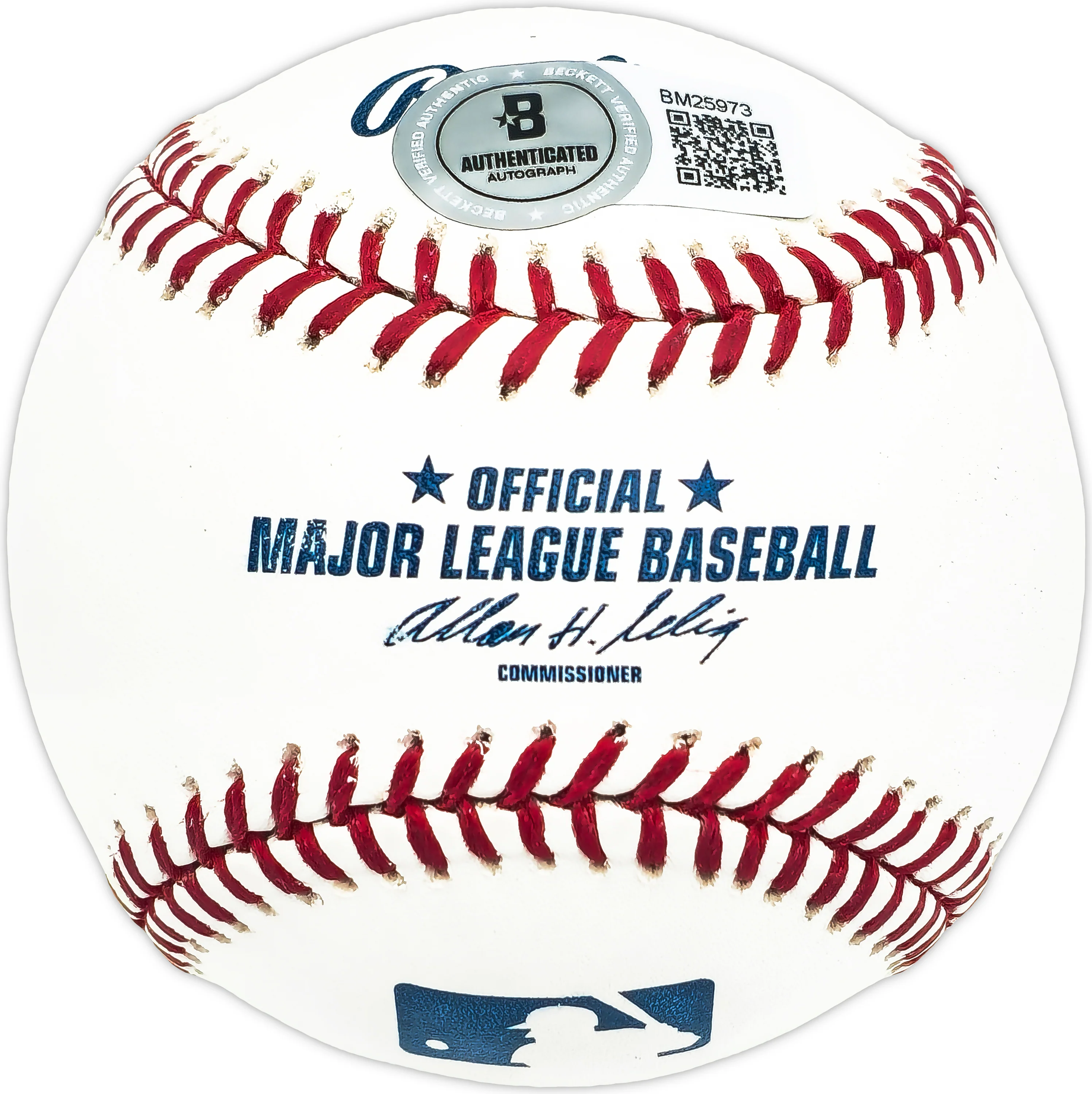 Jack Kubiszyn Autographed Official MLB Baseball Cleveland Indians "God Bless" Beckett BAS QR #BM25973 - Image 2