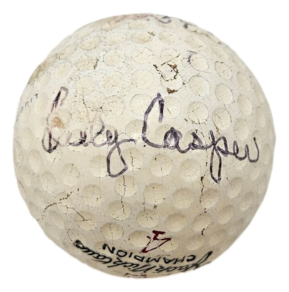 Jack Nicklaus Al Geiberger Billy Casper Signed Golf Ball BAS LOA - Image 3