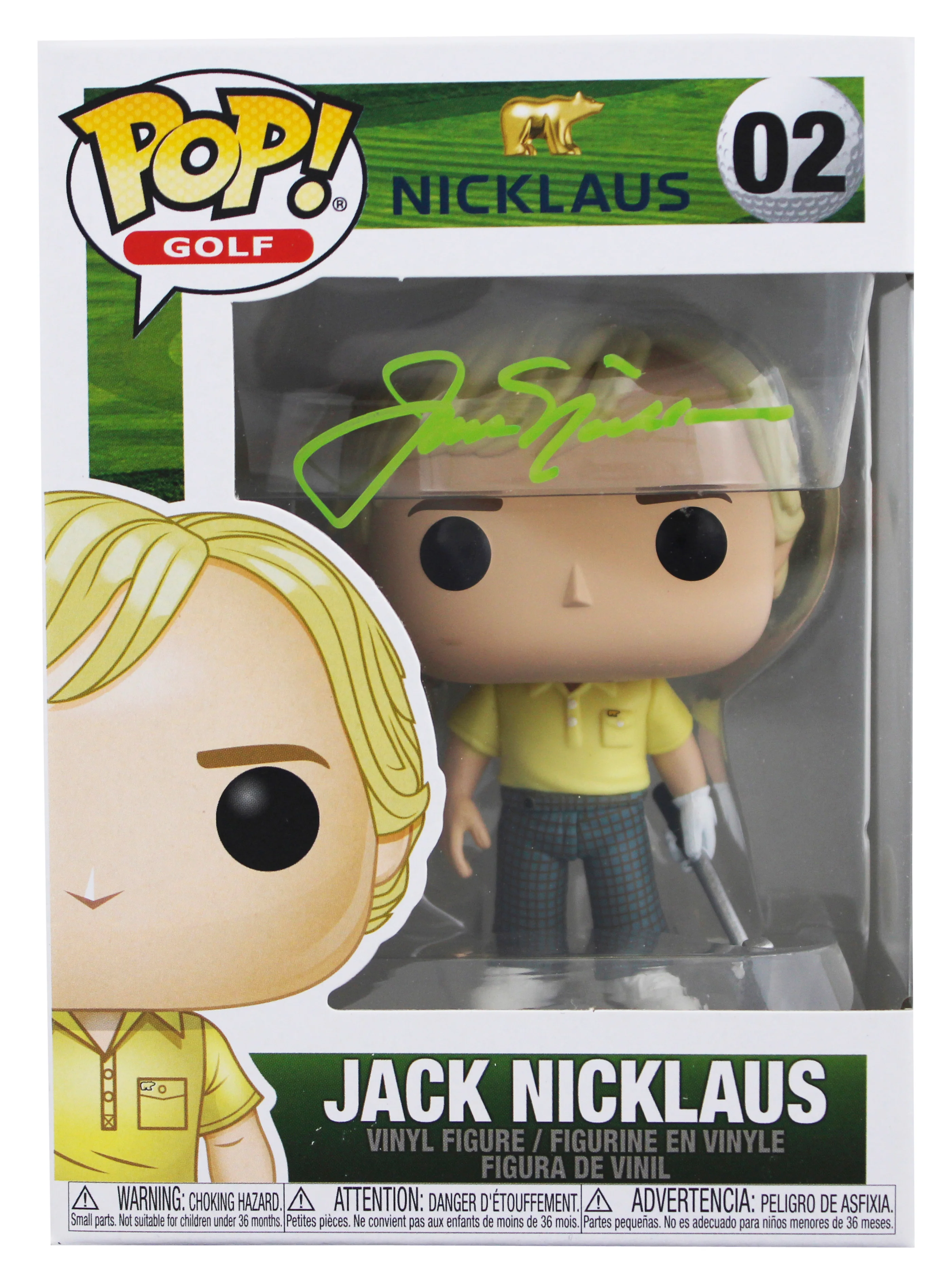 Jack Nicklaus Authentic Signed #02 Funko Pop Vinyl Figure JSA #QQ50020 - Image 2