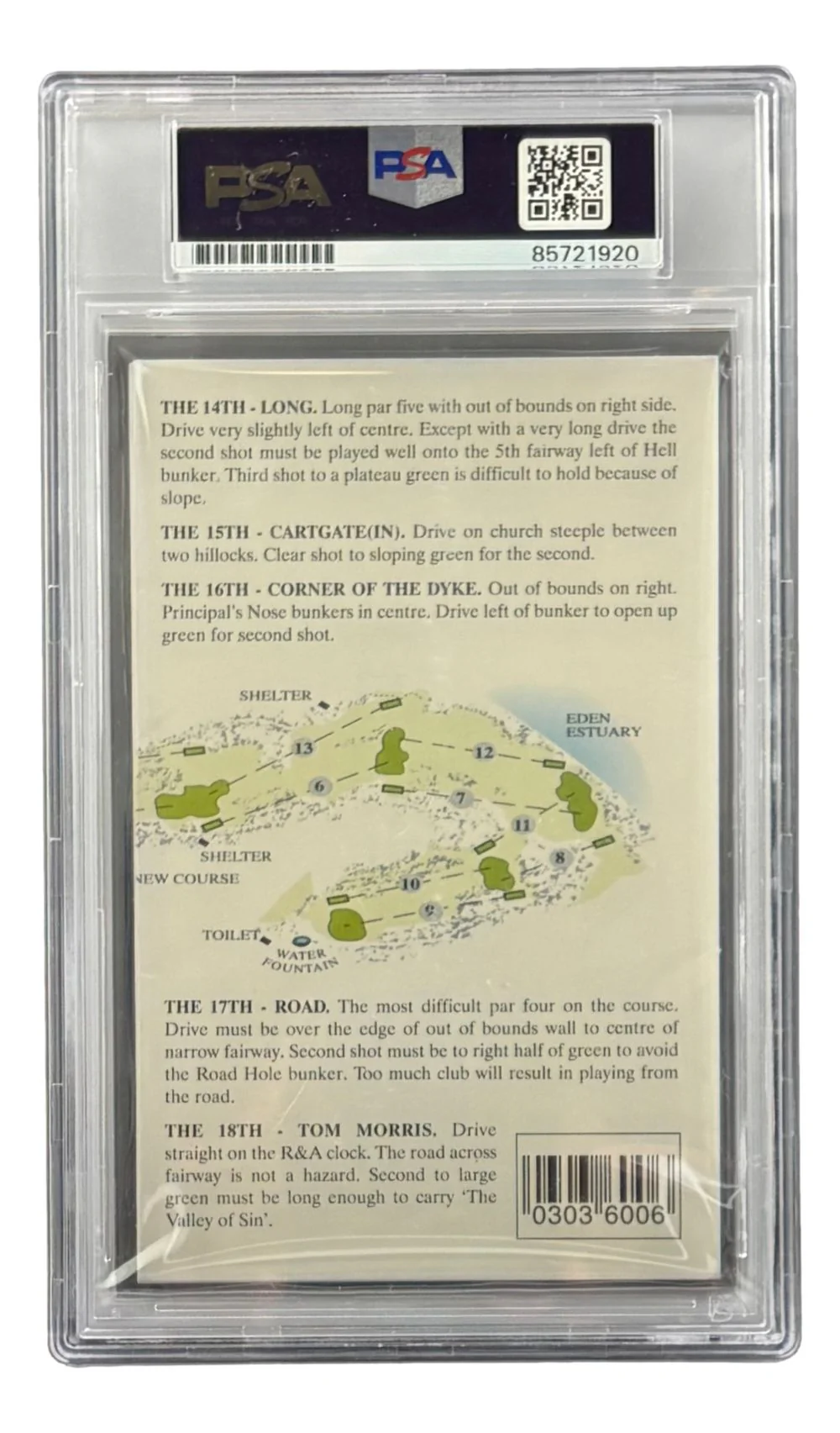 Jack Nicklaus Signed St. Andrews The Old Course Scorecard PSA - Image 2