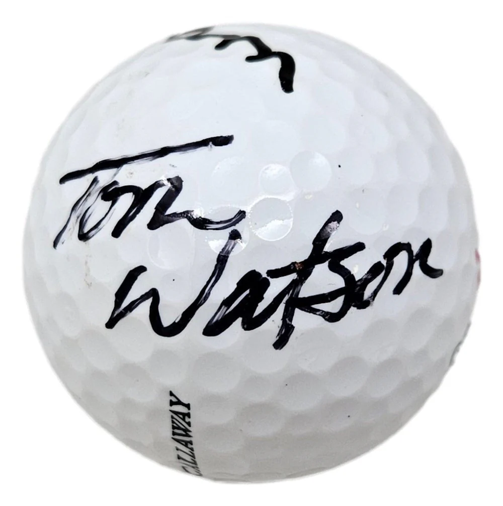 Jack Nicklaus Tom Watson Lou Graham Signed Bobby Jones Golf Ball BAS LOA - Image 2