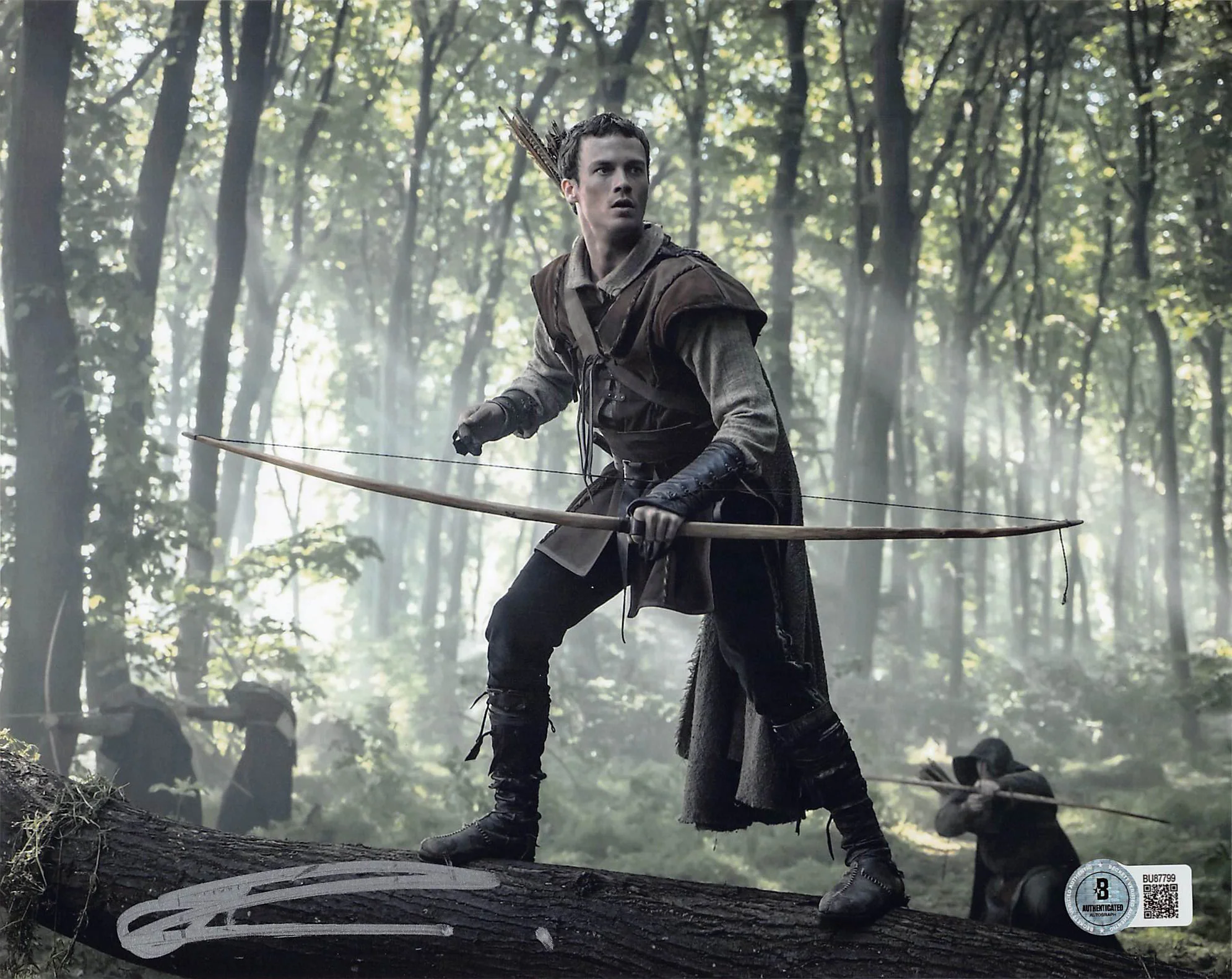 Jack Patten Robin Hood Authentic Signed 8x10 Horizontal Photo BAS #BU87799 - Image 2