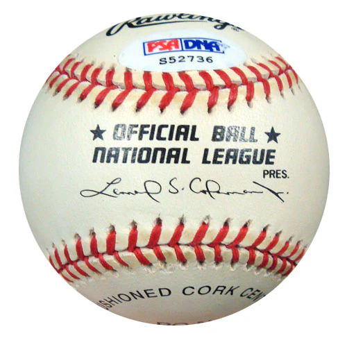 Jack Radtke Autographed Official NL Baseball Brooklyn Dodgers PSA/DNA #S52736 - Image 2