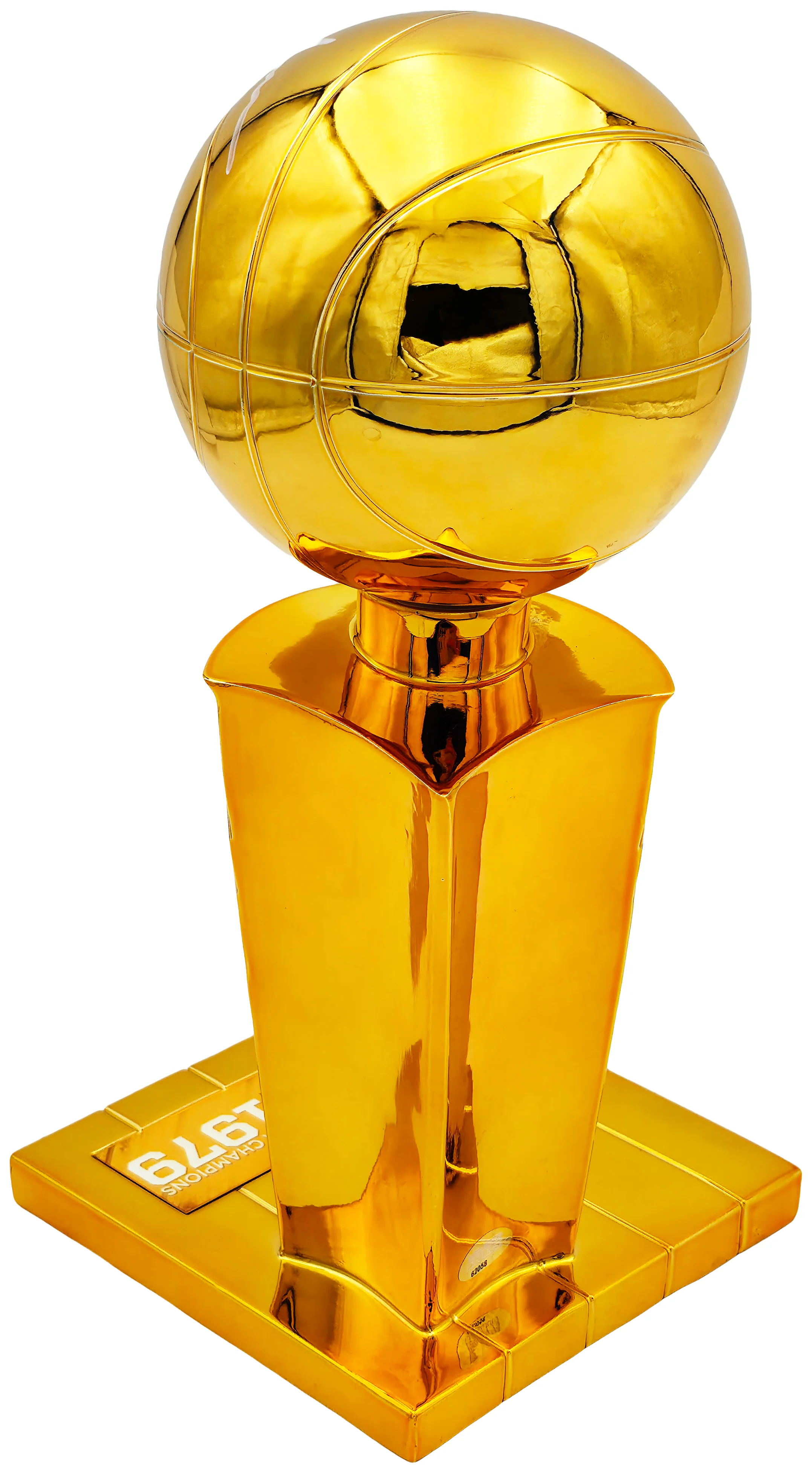 Jack Sikma & Fred Brown Autographed Fanatics 1978-79 NBA Champions Logo Mini Trophy Seattle Supersonics MCS Holo Stock #256896 - Image 4