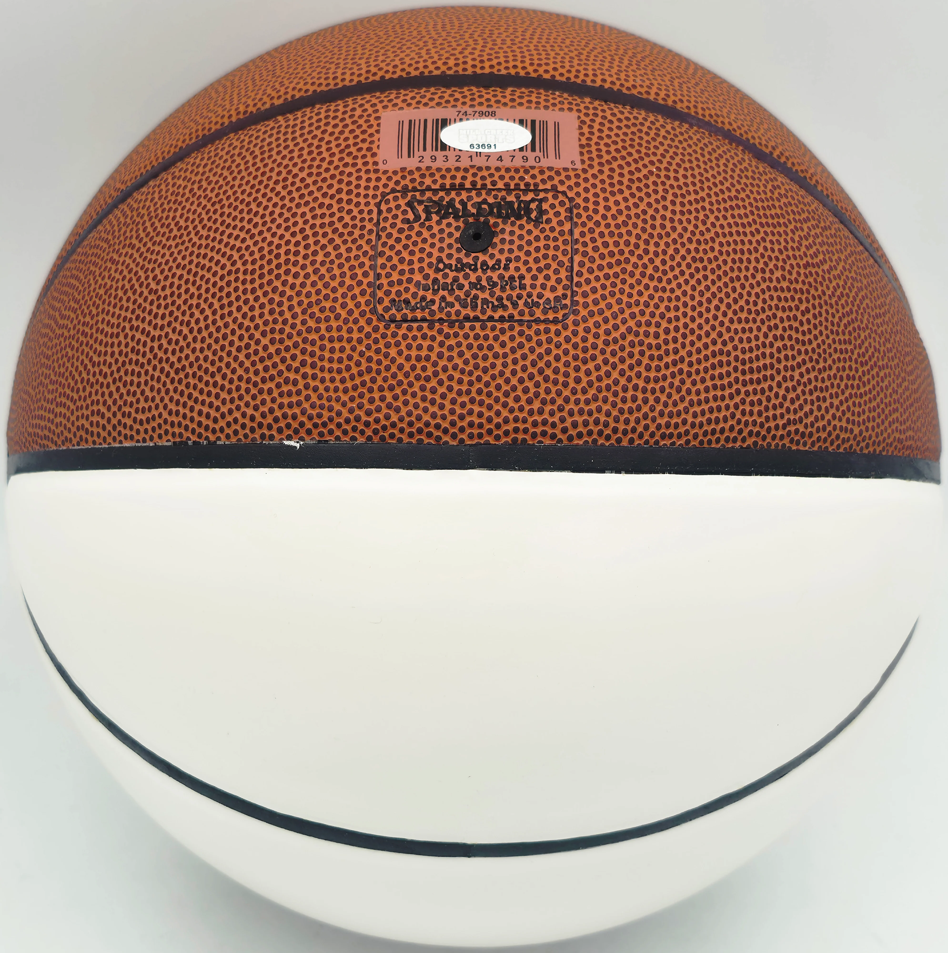 Jack Sikma & Fred Brown Autographed Spalding Signature Series Basketball Seattle Supersonics Logo MCS Holo #63691 - Image 5