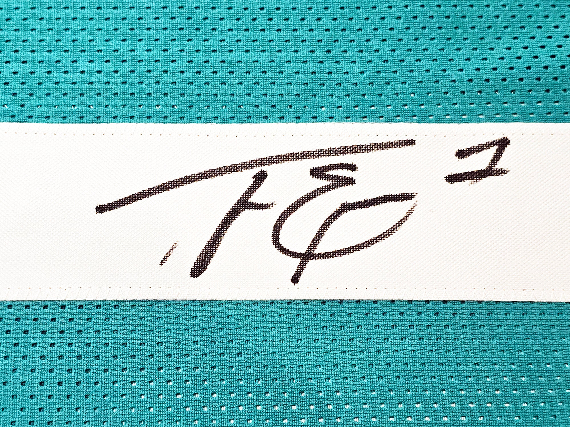 Jacksonville Jaguars Travis Etienne Autographed Teal Jersey Beckett BAS Witness Stock #220896 - Image 4