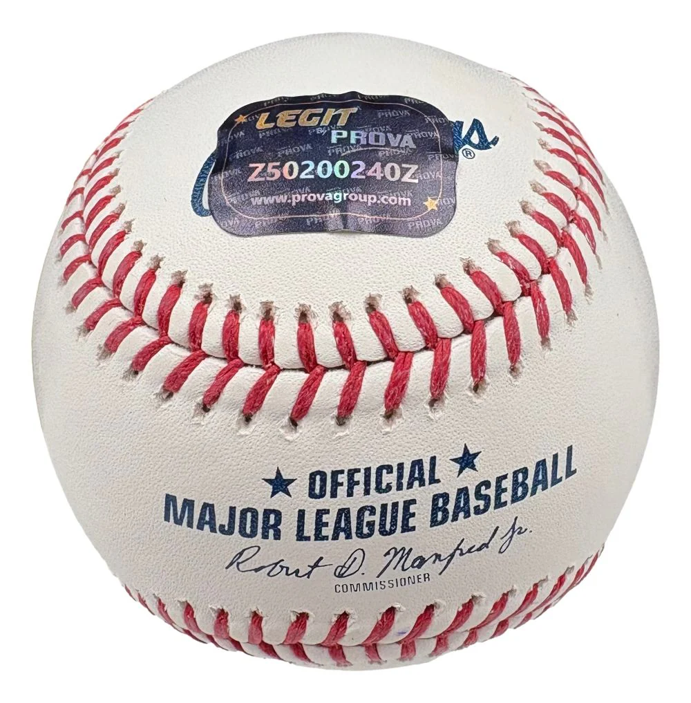 Jacob Misiorowski Milwaukee Brewers Signed Official MLB Baseball Prova Hologram - Image 2