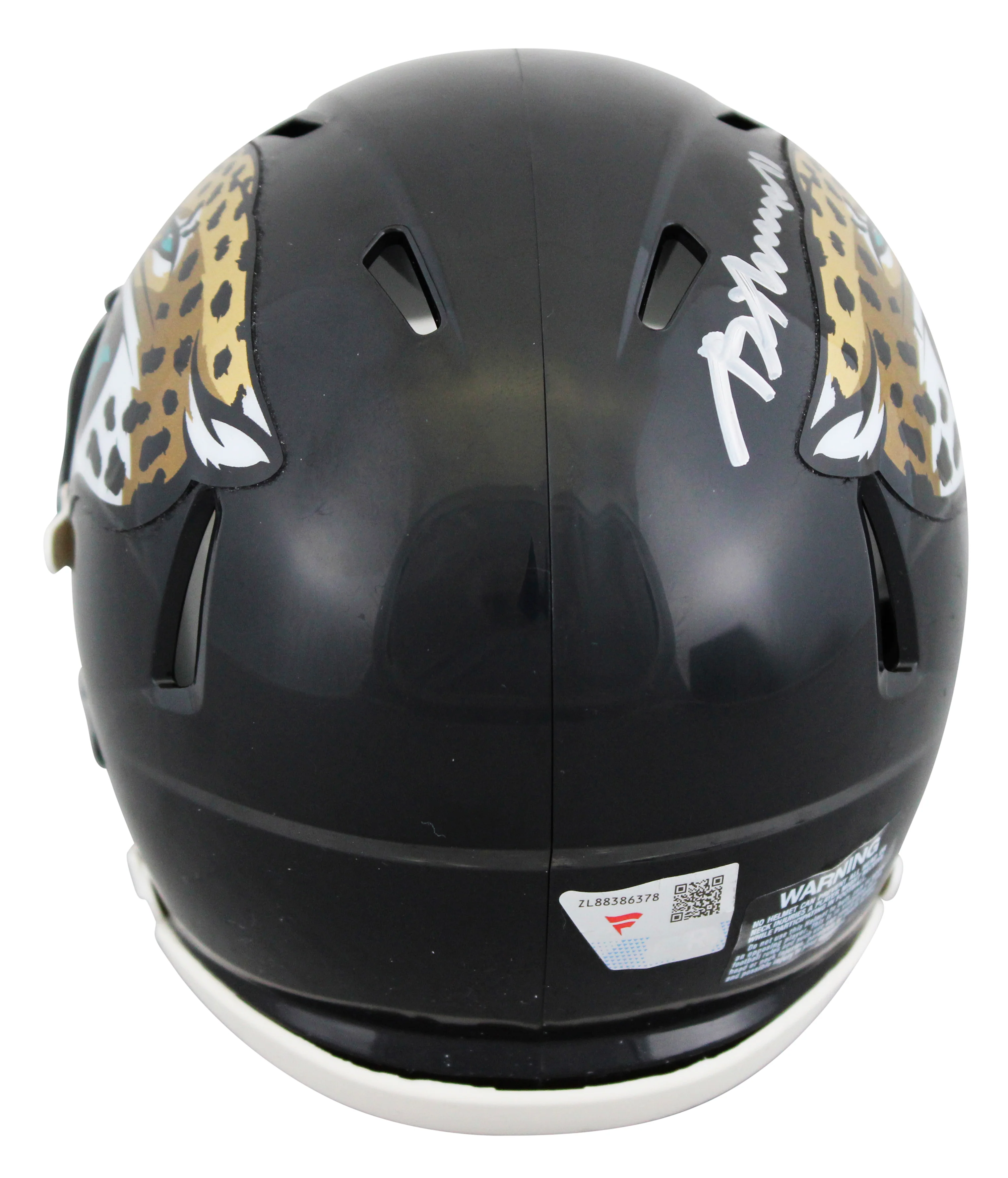 Jaguars Brian Thomas Jr. Authentic Signed Speed Mini Helmet Fanatics #ZL88386378 - Image 3