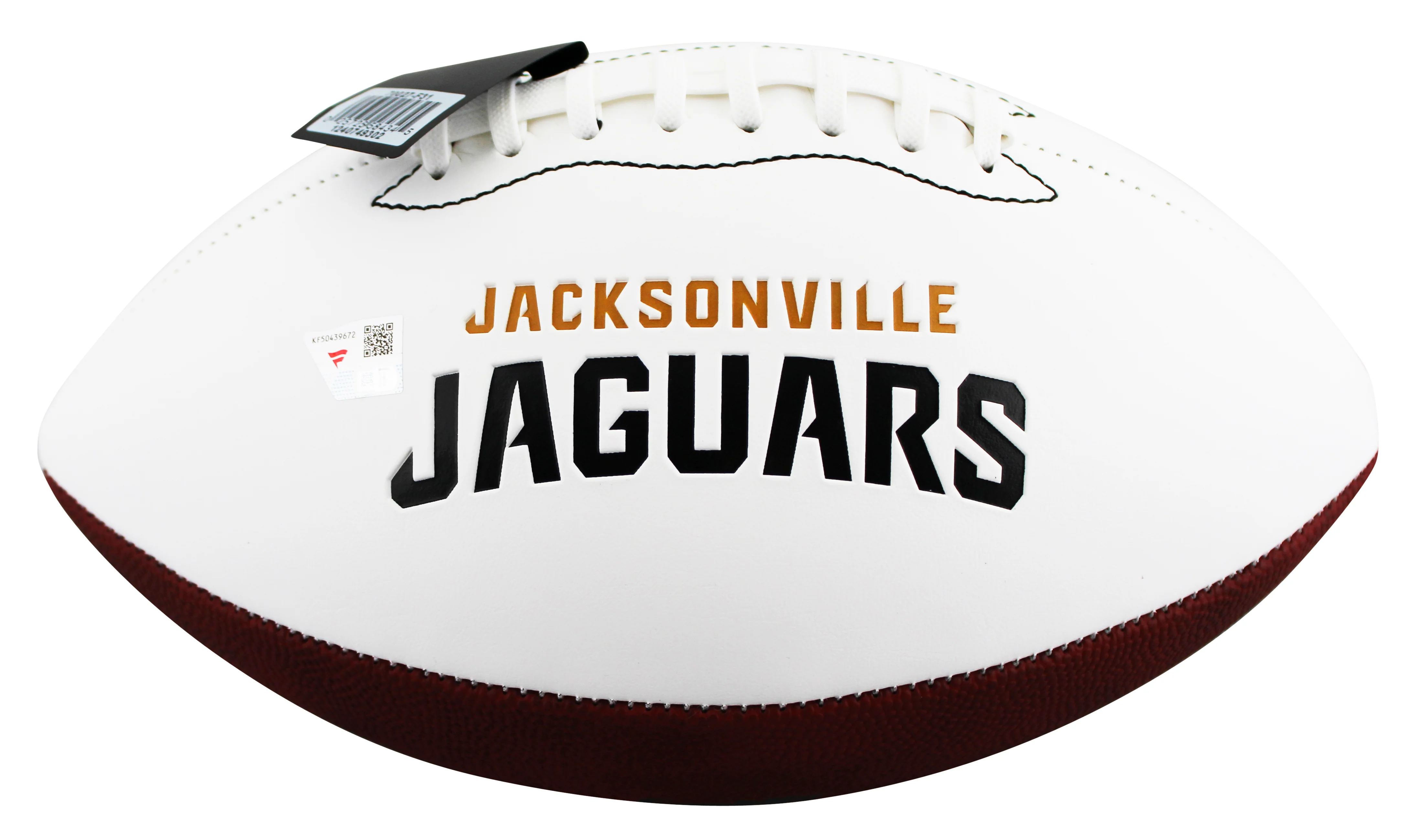 Jaguars Brian Thomas Jr. Signed White Panel Logo Football W/ Case Fanatics - Image 4