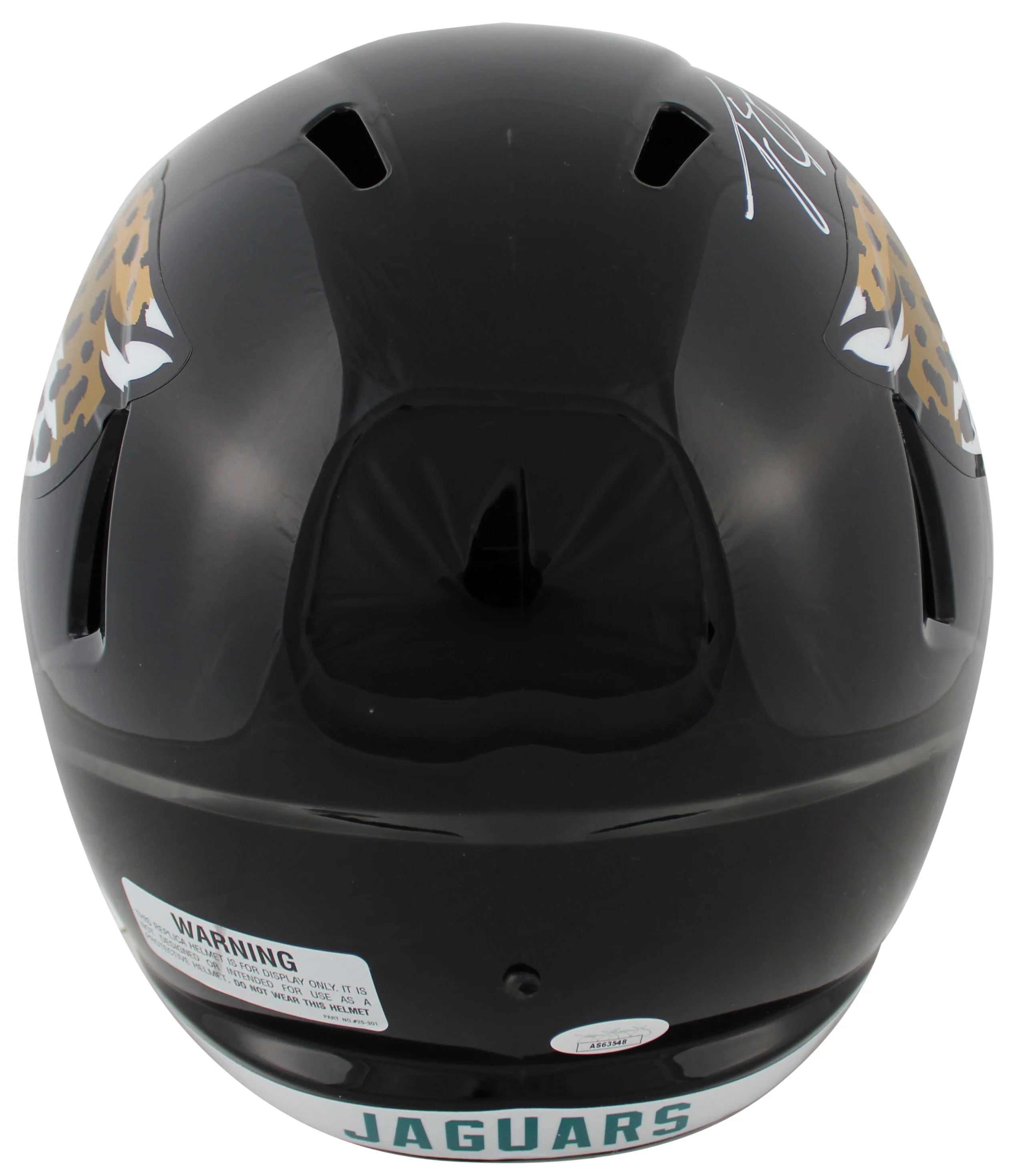 Jaguars Travis Etienne Jr. Signed Full Size Speed Rep Helmet w/ Case JSA - Image 4