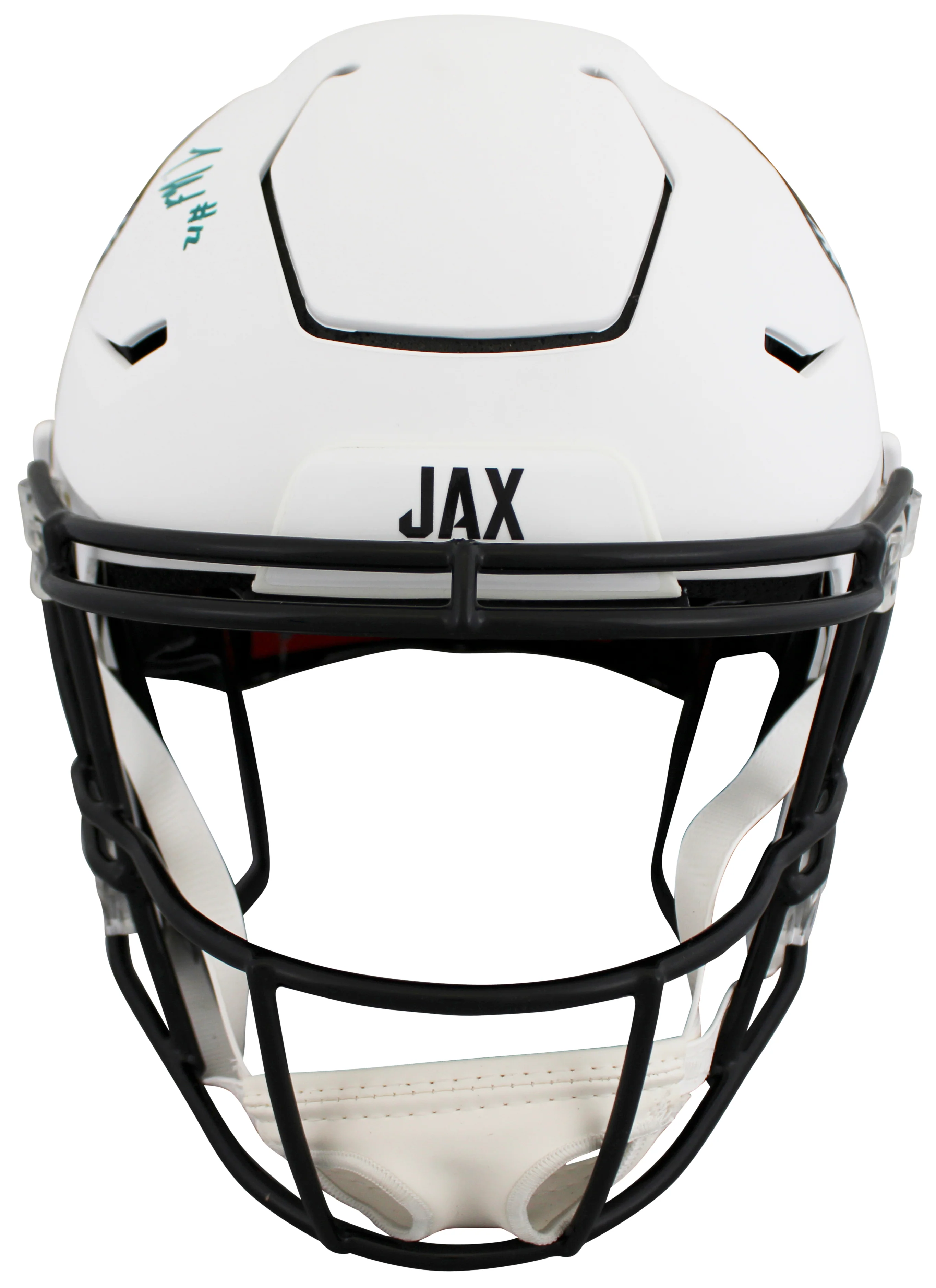 Jaguars Travis Hunter Signed 2024 On-Field Alt Speed Flex Full Size Helmet BAS W - Image 4