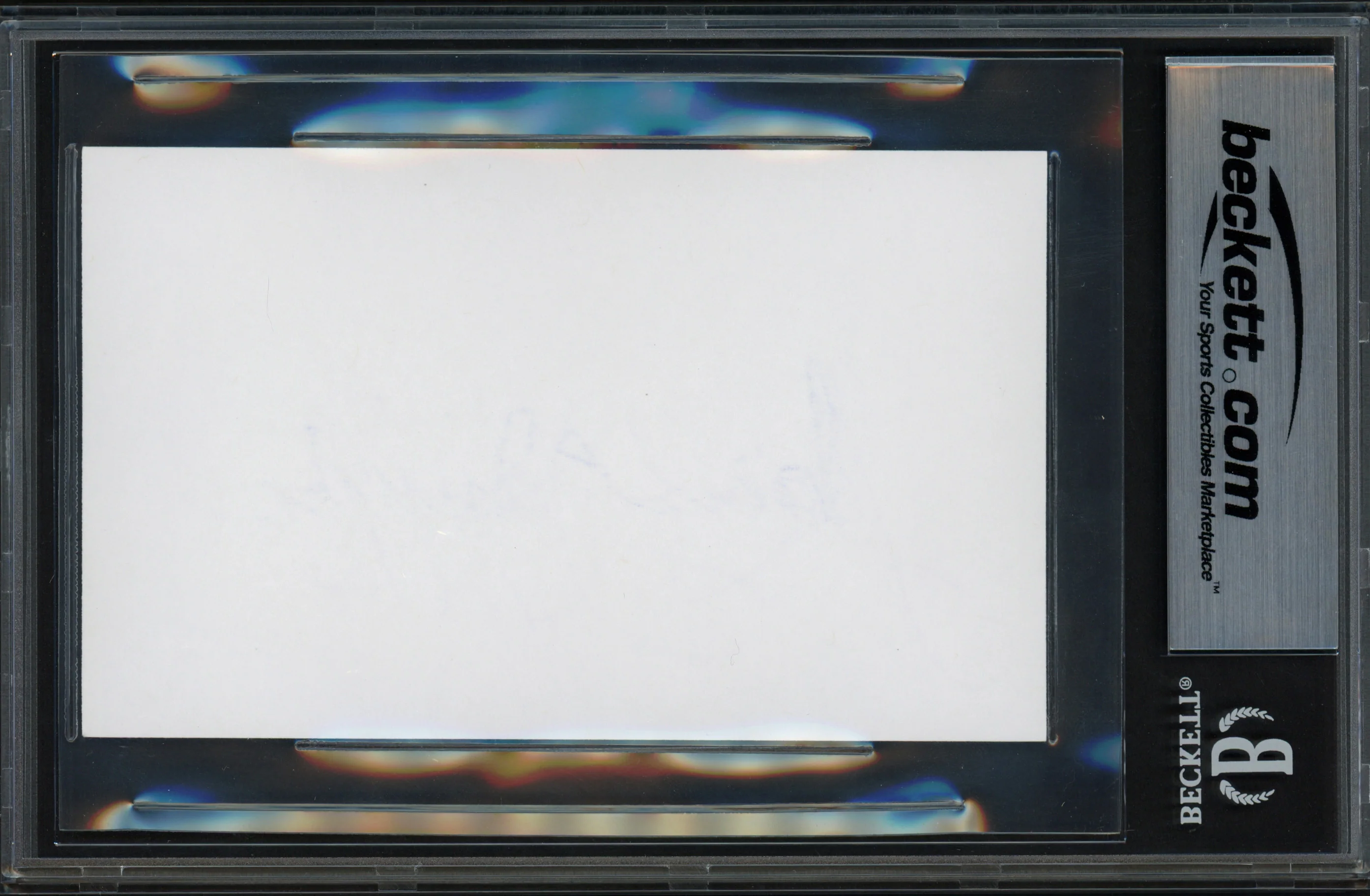 Jaime Jarrin Autographed 3x5 Index Card Los Angeles Dodgers "HOF 98" Beckett BAS Stock #239954 - Image 2