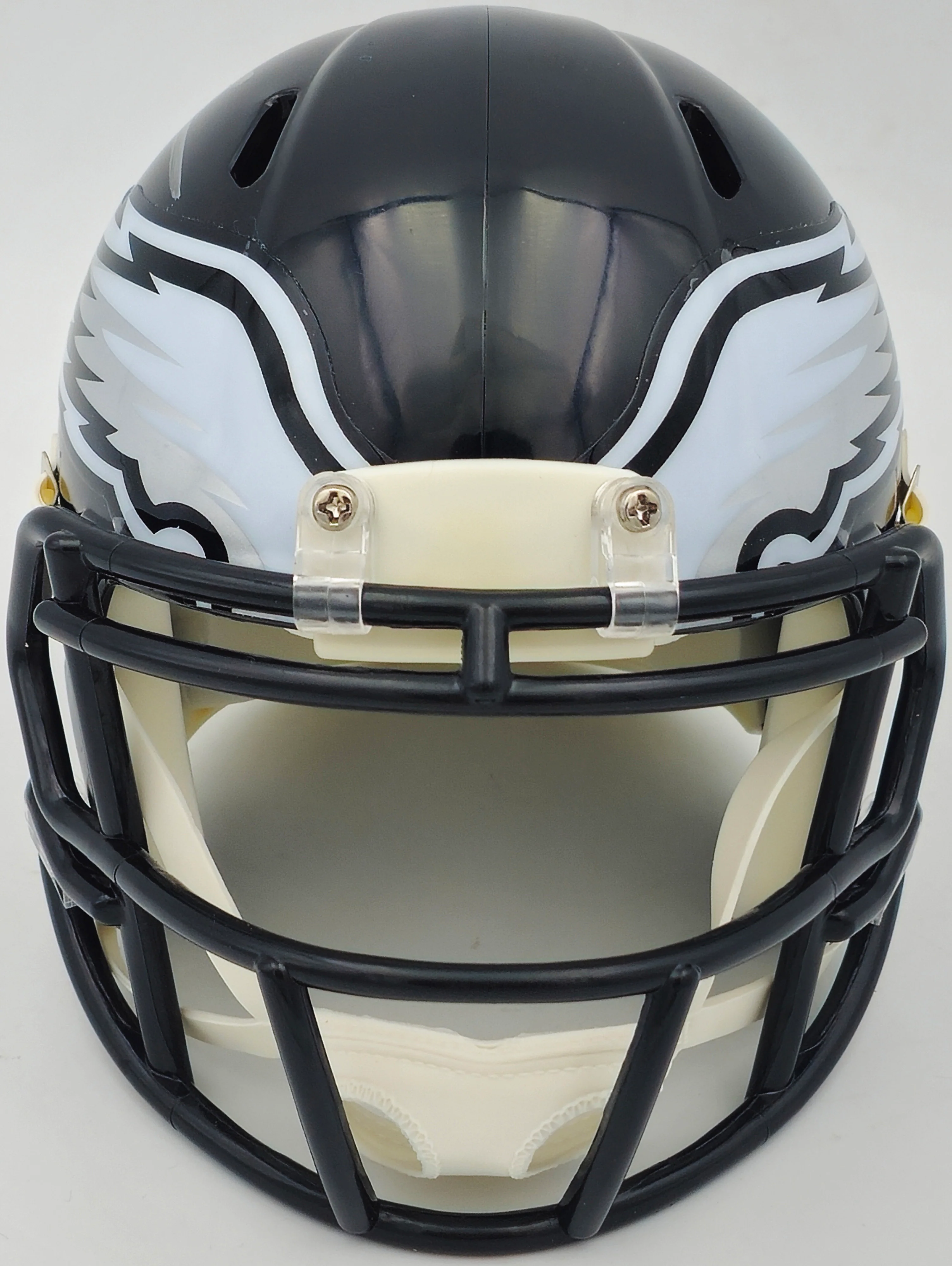 Jalen Carter Autographed Philadelphia Eagles 2022 Alternate Black Speed Mini Helmet Beckett BAS Witness Stock #238569 - Image 3