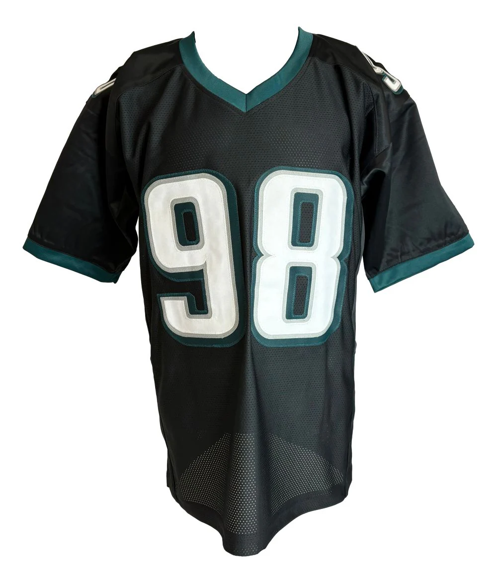 Jalen Carter Philadelphia Signed Black Football Jersey JSA QR Hologram - Image 3
