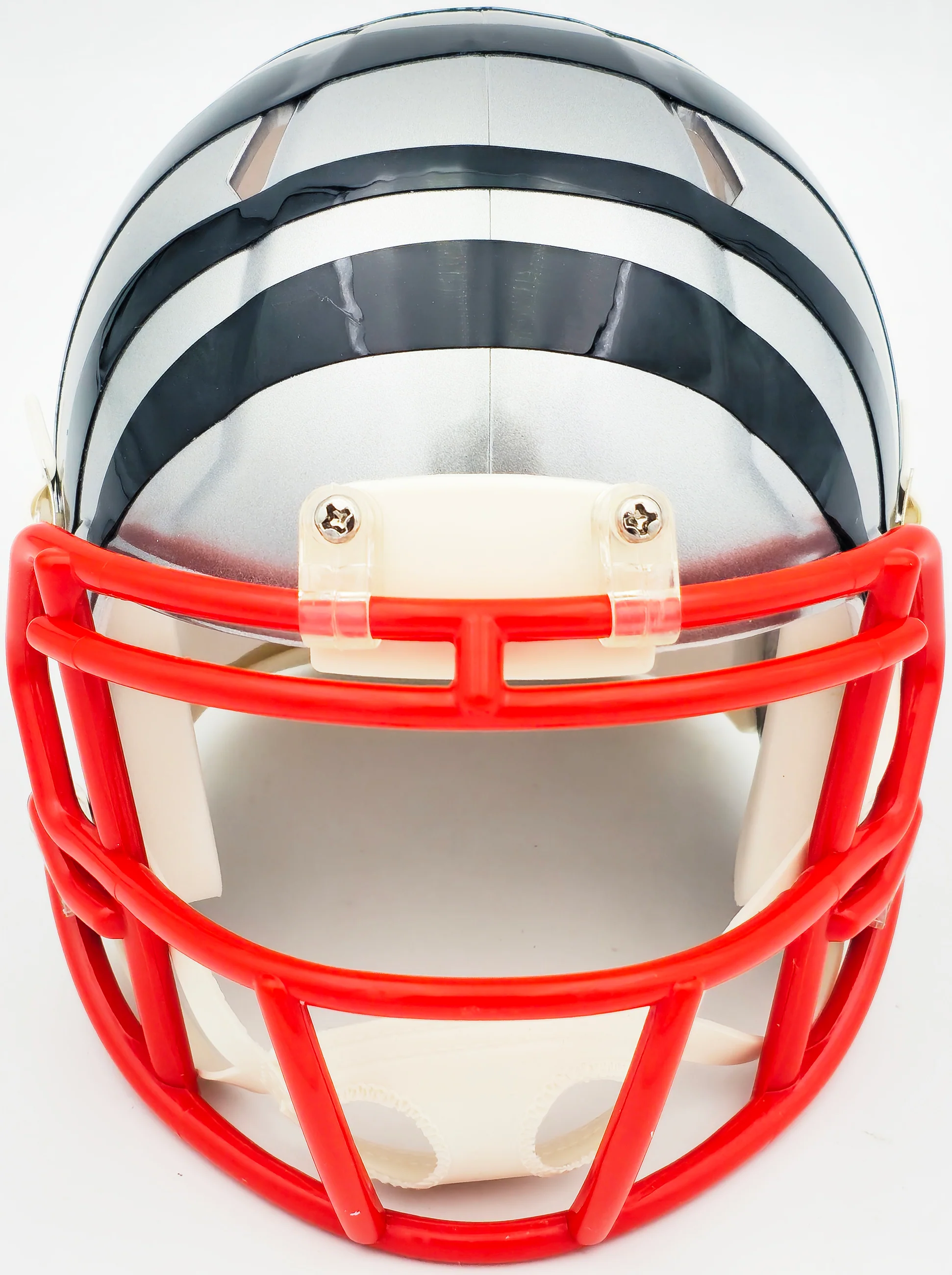 Ja'Marr Chase Autographed Cincinnati Bengals Flash Gray Speed Mini Helmet Beckett BAS Witness Stock #230118 - Image 3
