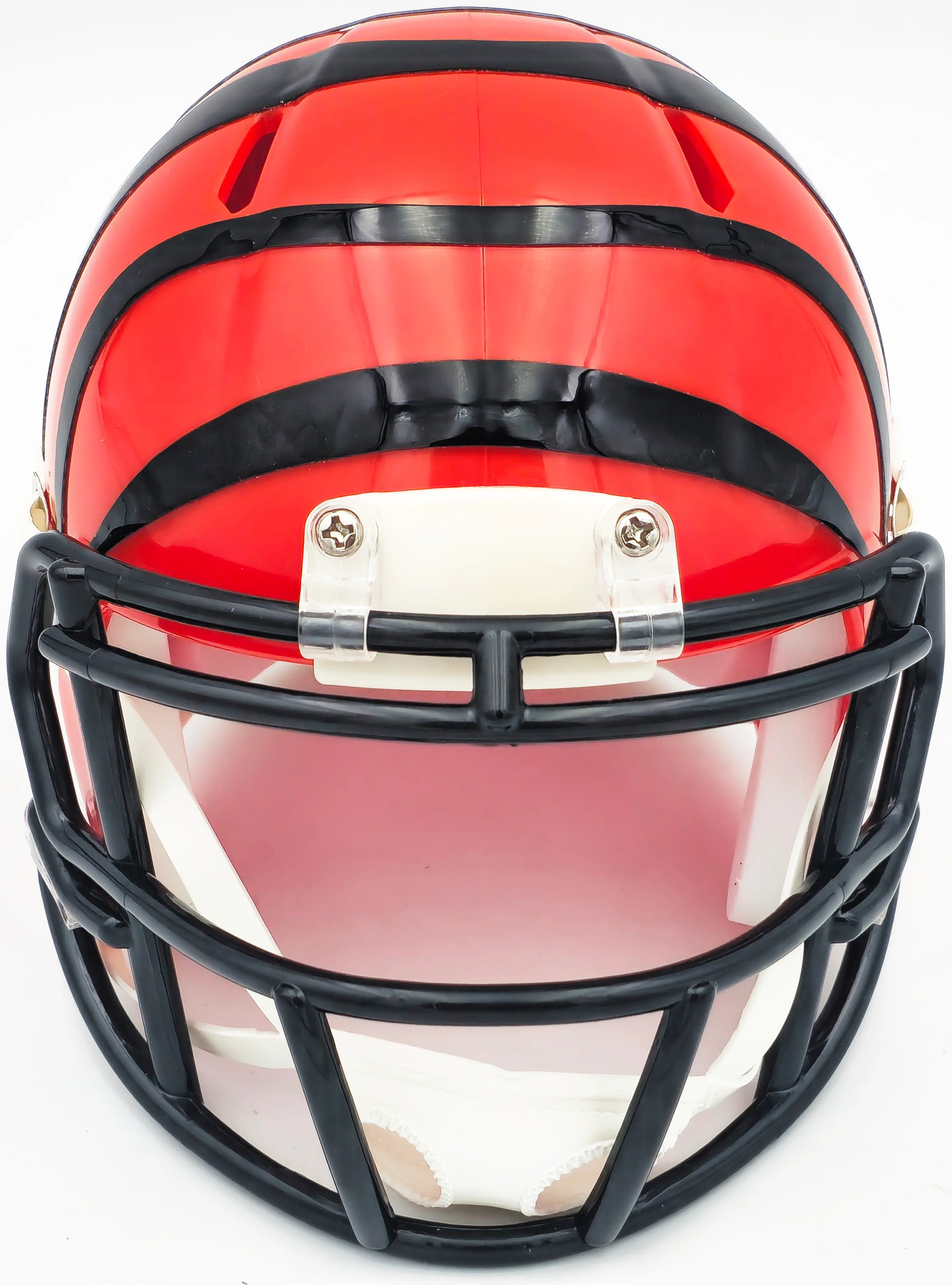 Ja'Marr Chase Autographed Cincinnati Bengals Orange Speed Mini Helmet Beckett BAS Witness Stock #228821 - Image 3