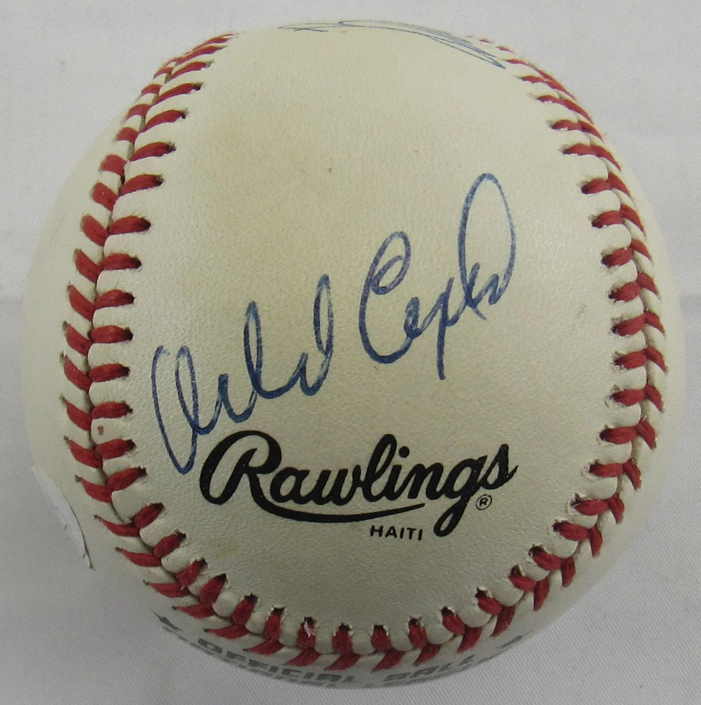 Bart Giamatti Orlando Cepeda Signed Auto Rawlings Baseball JSA LOA ZZ23038 - Image 3