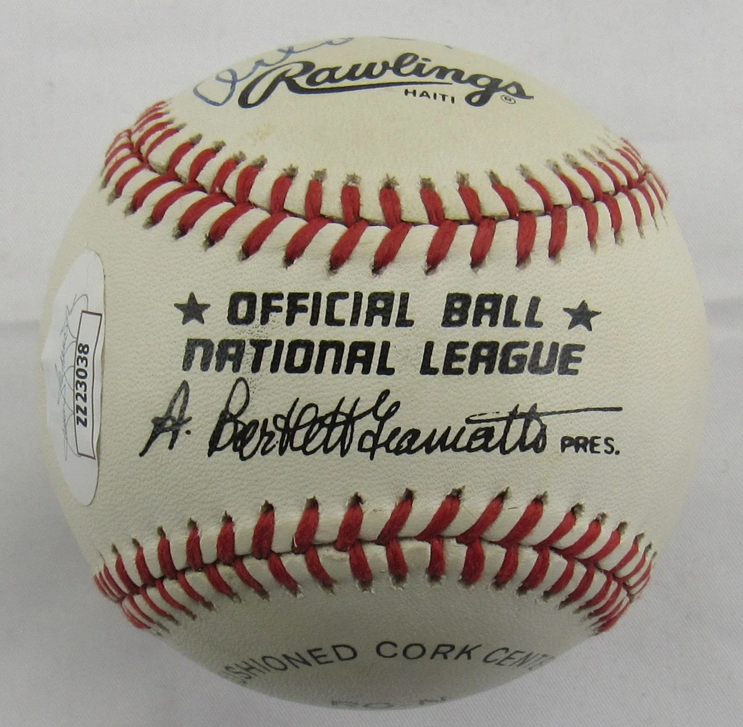 Bart Giamatti Orlando Cepeda Signed Auto Rawlings Baseball JSA LOA ZZ23038 - Image 4