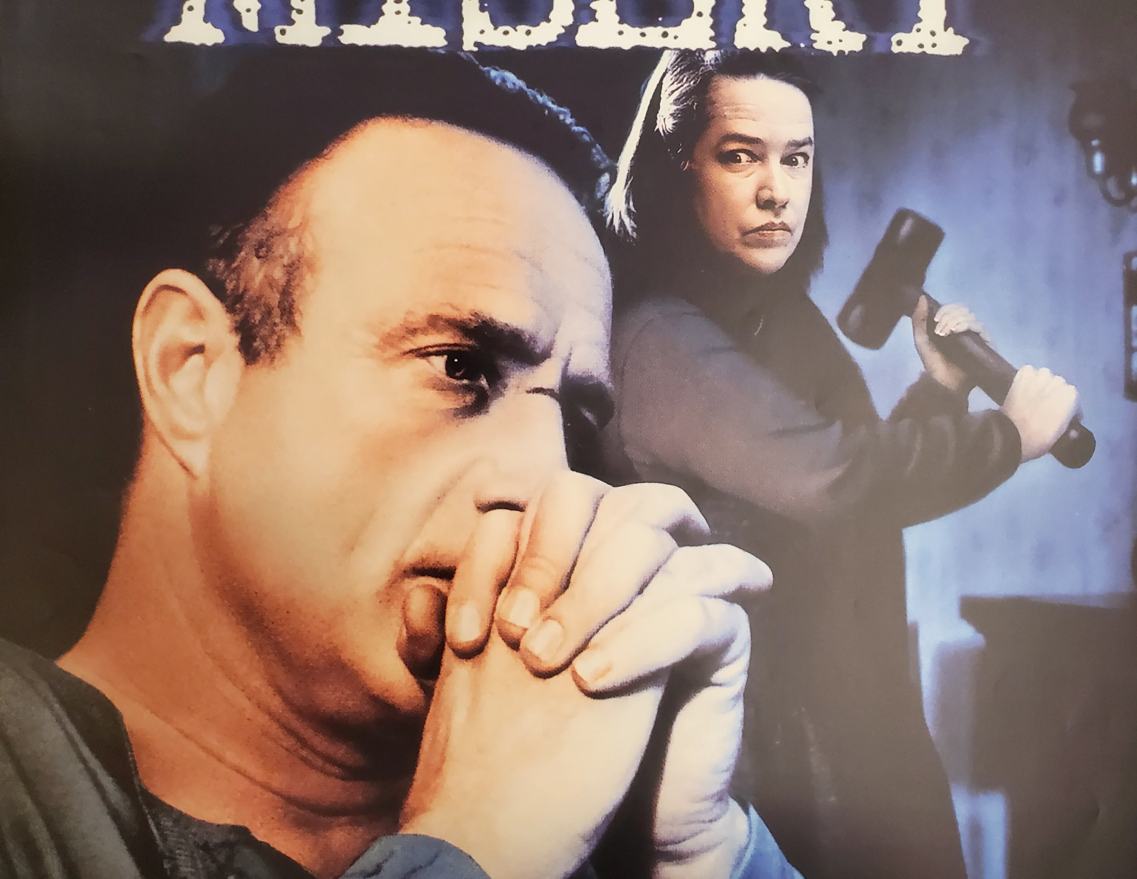 James Caan Autographed 27x39 Misery Movie Poster Beckett BAS Stock #192605 - Image 4