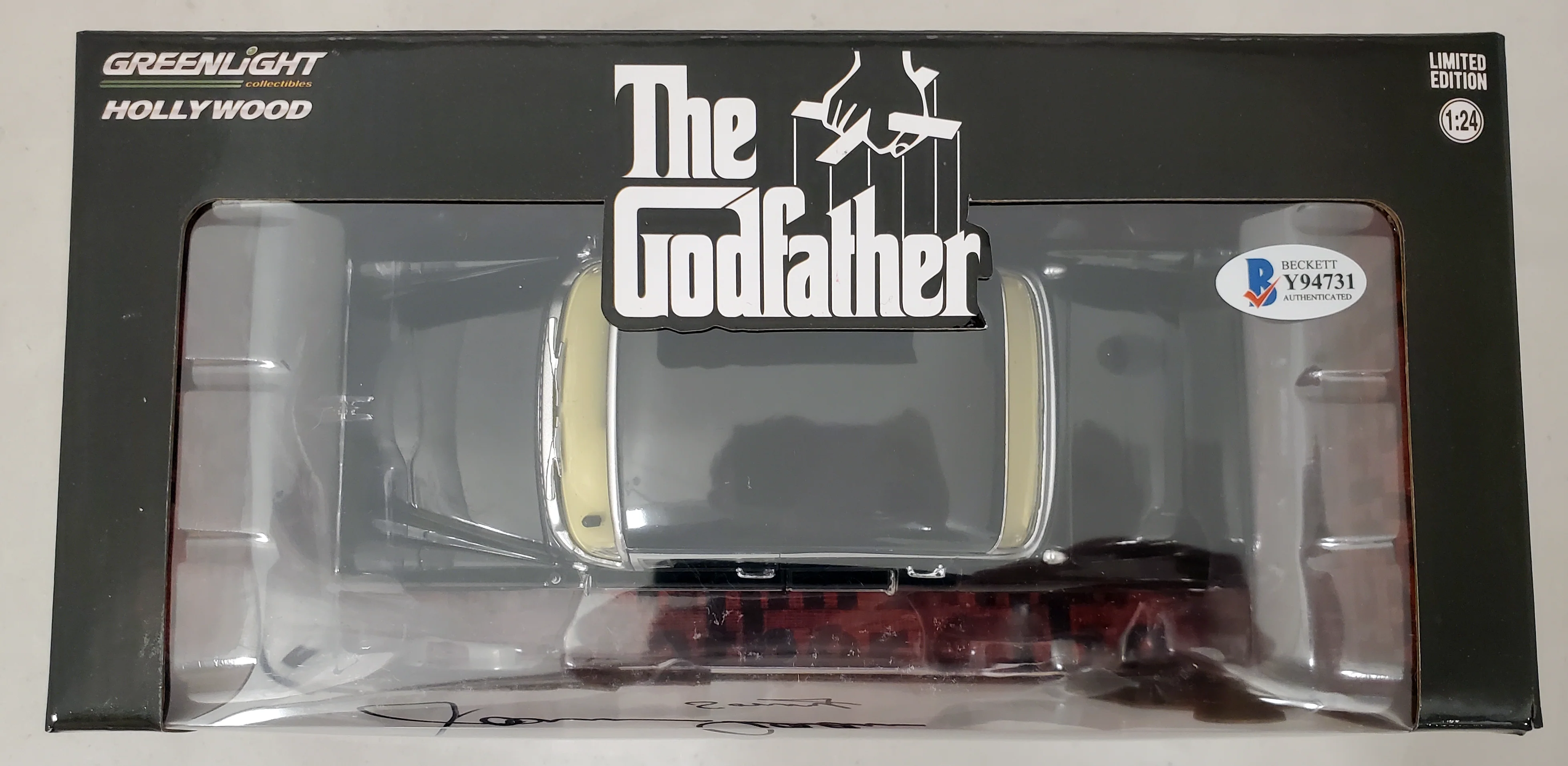 James Caan Autographed The Godfather Die Cast Car "Sonny" Beckett BAS Stock #192599 - Image 3