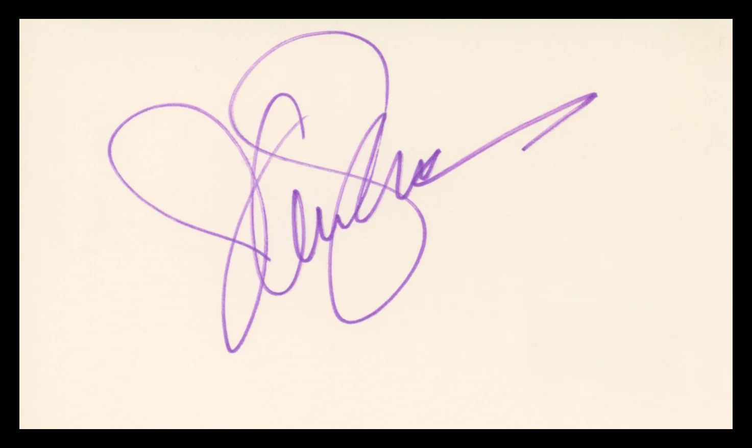 Jani Lane Warrant Authentic Signed 3x5 Index Card Autographed BAS #BU64806 - Image 2