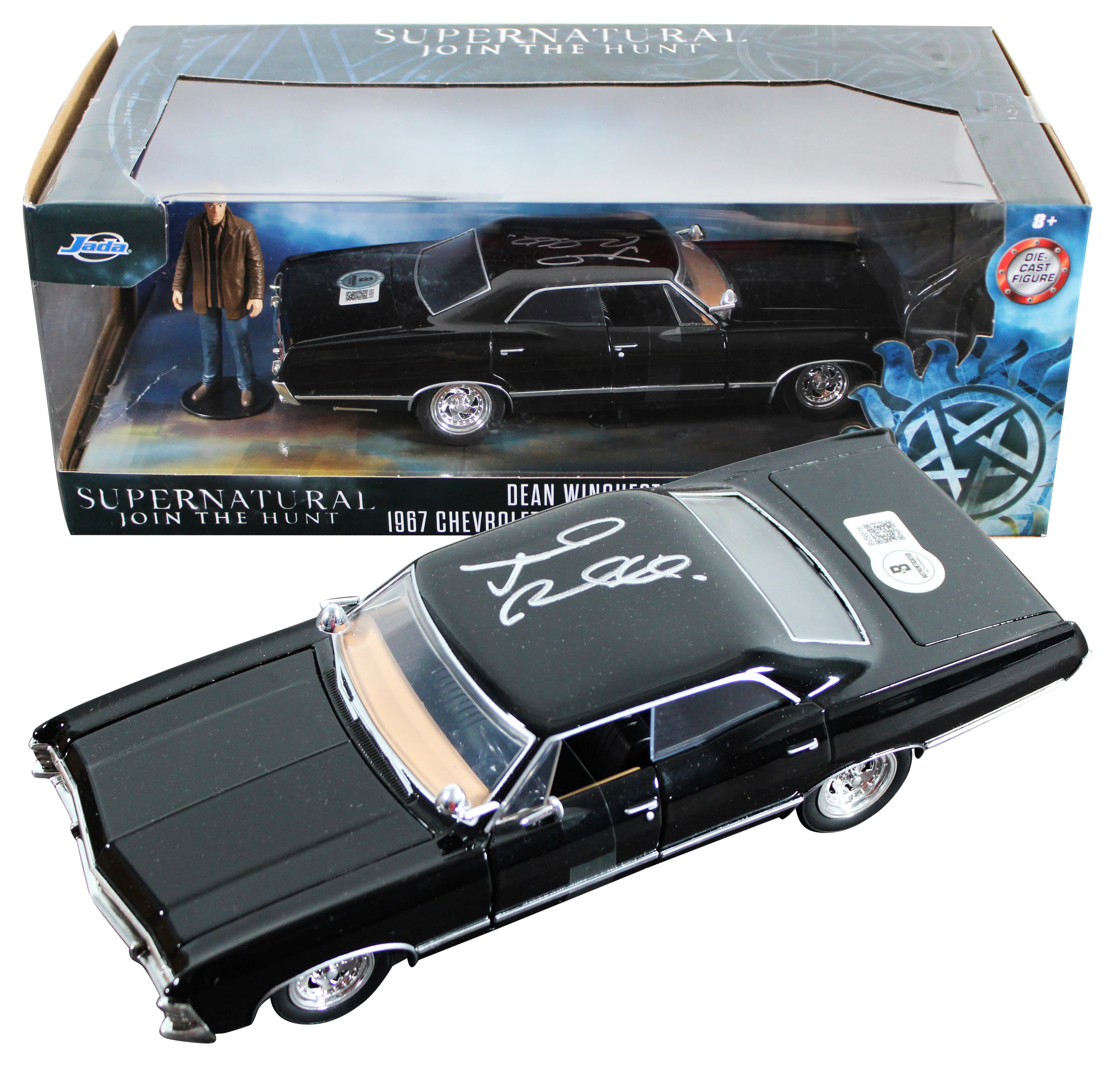 Jared Padalecki Supernatural Signed 1967 Impala 1:24 Die Cast Car BAS #BV56516 - Image 2