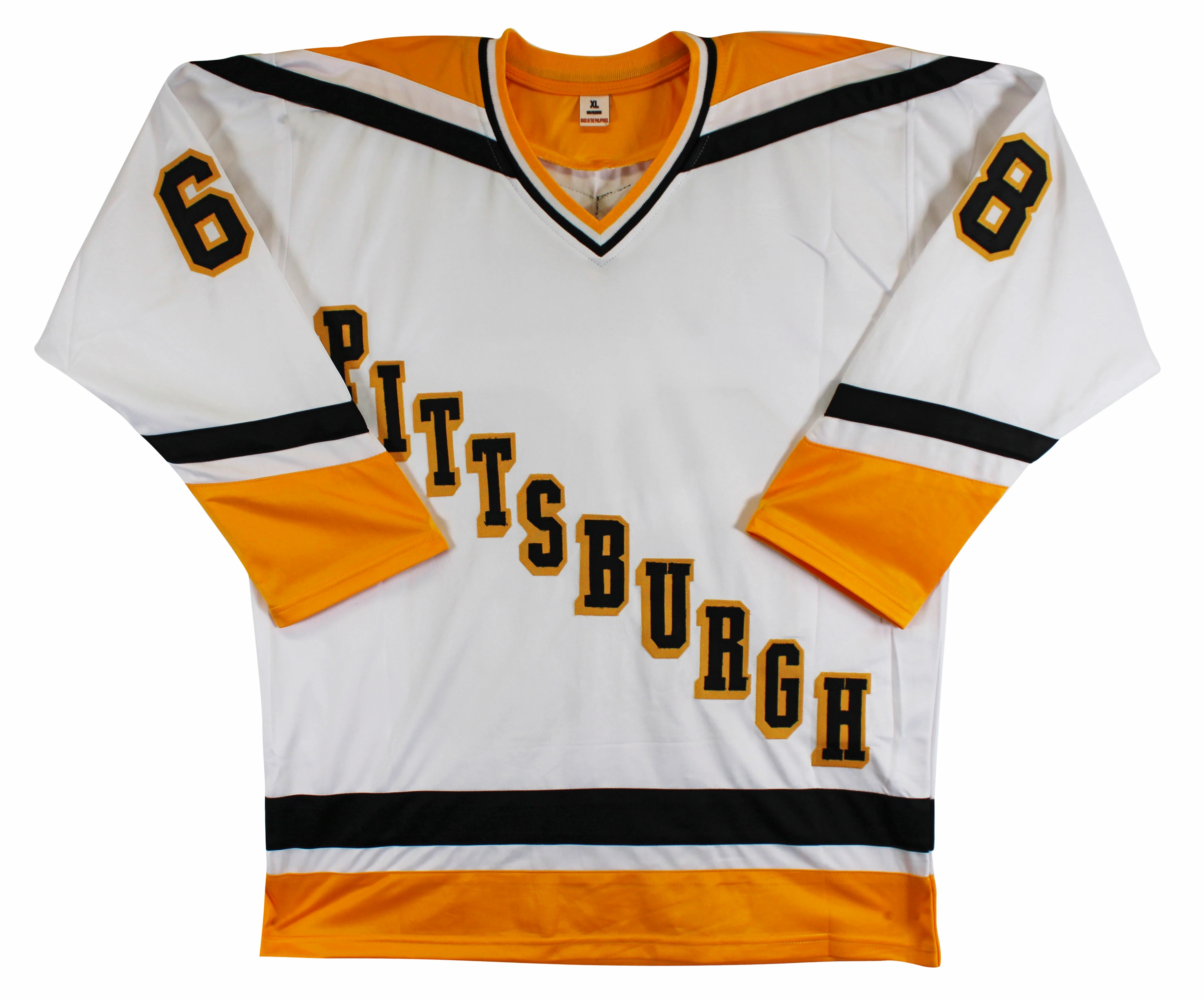 Jaromir Jagr Authentic Signed White Pro Style Jersey Autographed BAS Witnessed - Image 4