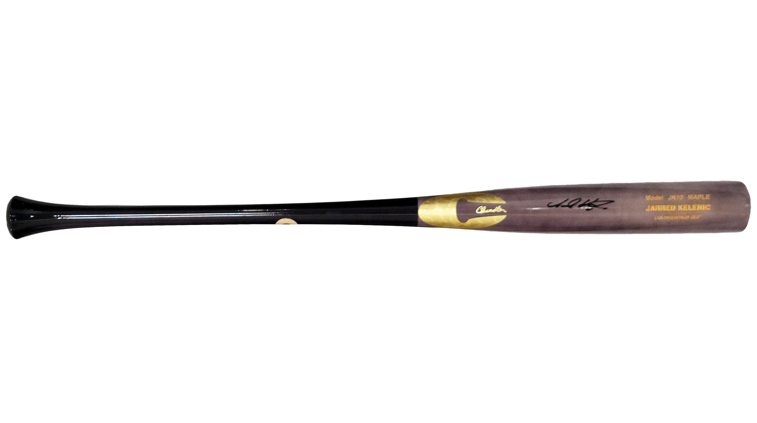 Jarred Kelenic Autographed Gray Chandler Game Model Bat Atlanta Braves Beckett BAS QR Stock #203535 - Image 3
