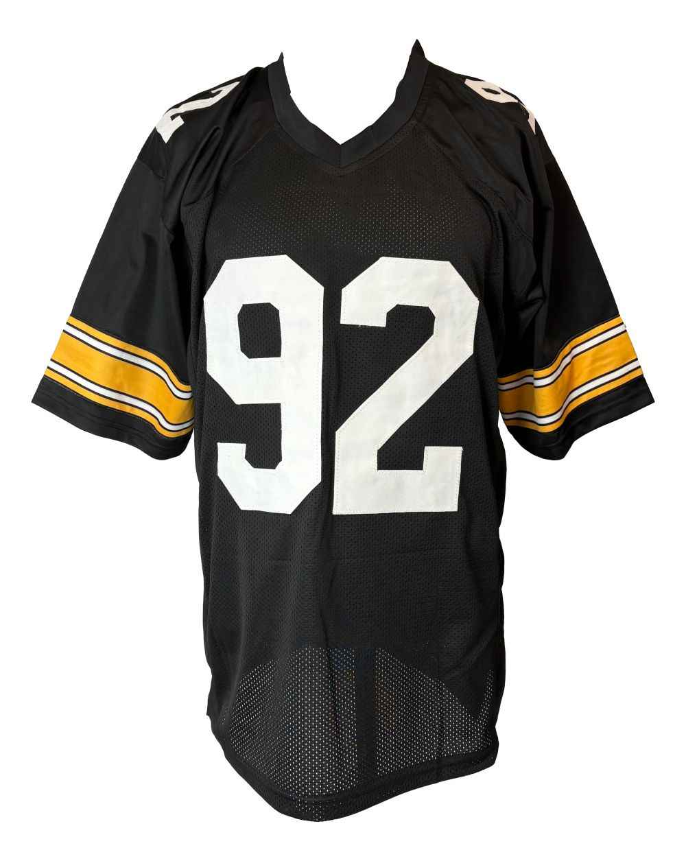 Jason Gildon Pittsburgh Signed Black Football Jersey Sports Integrity - Image 3