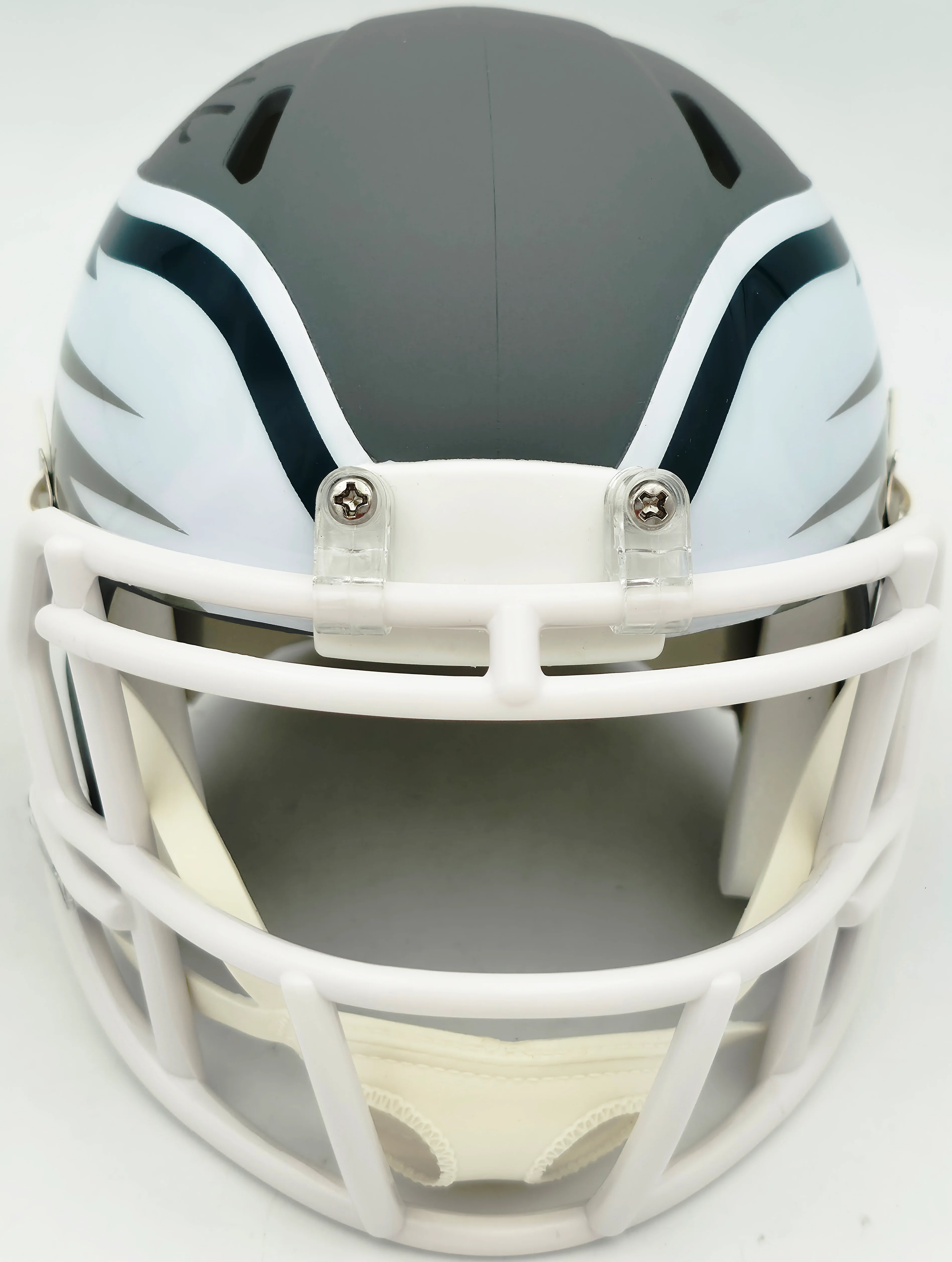 Jason Kelce Autographed Philadelphia Eagles AMP Gray Speed Mini Helmet PSA/DNA ITP Stock #262335 - Image 3