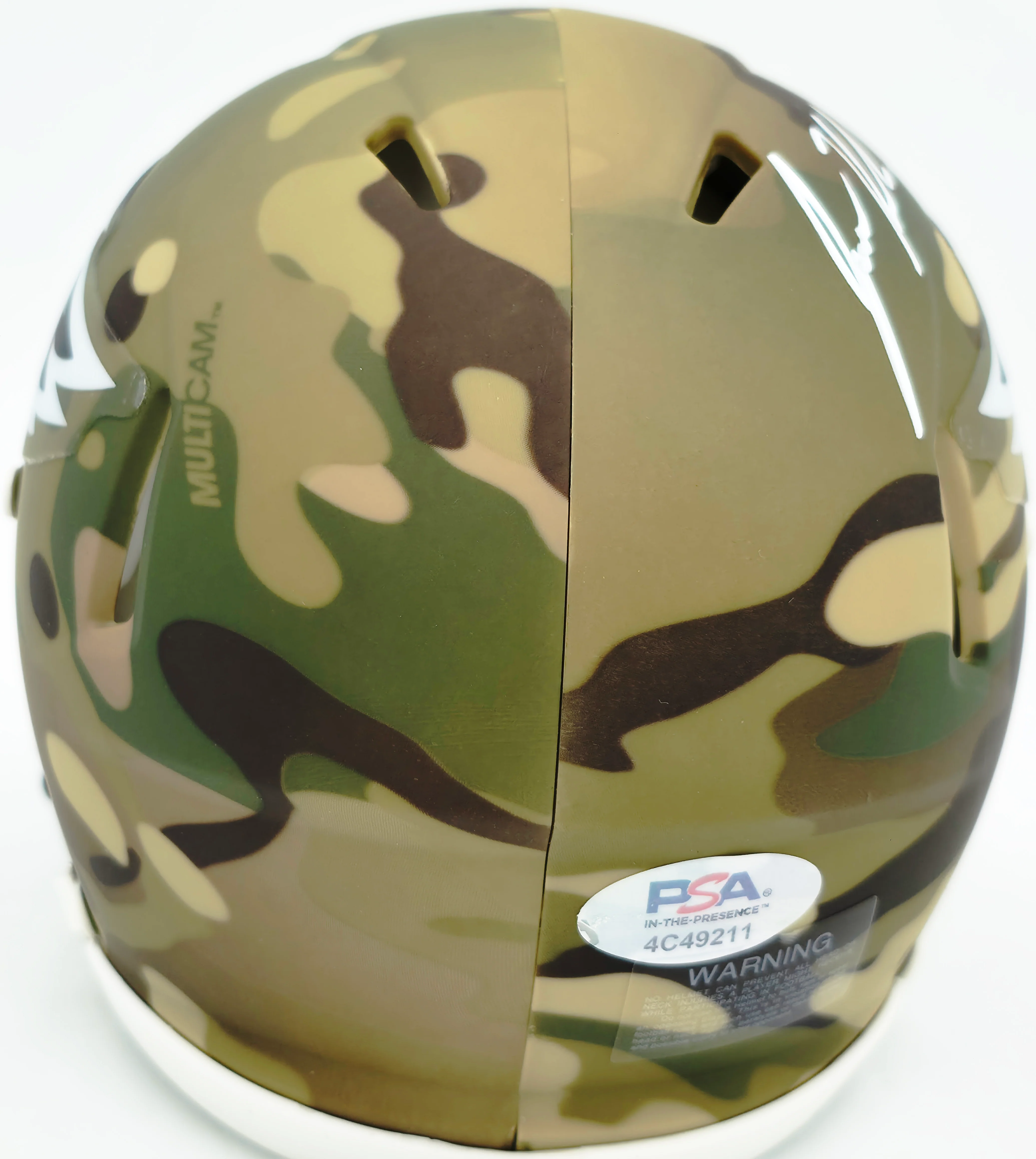 Jason Kelce Autographed Philadelphia Eagles Camo Speed Mini Helmet PSA/DNA ITP Stock #262334 - Image 5