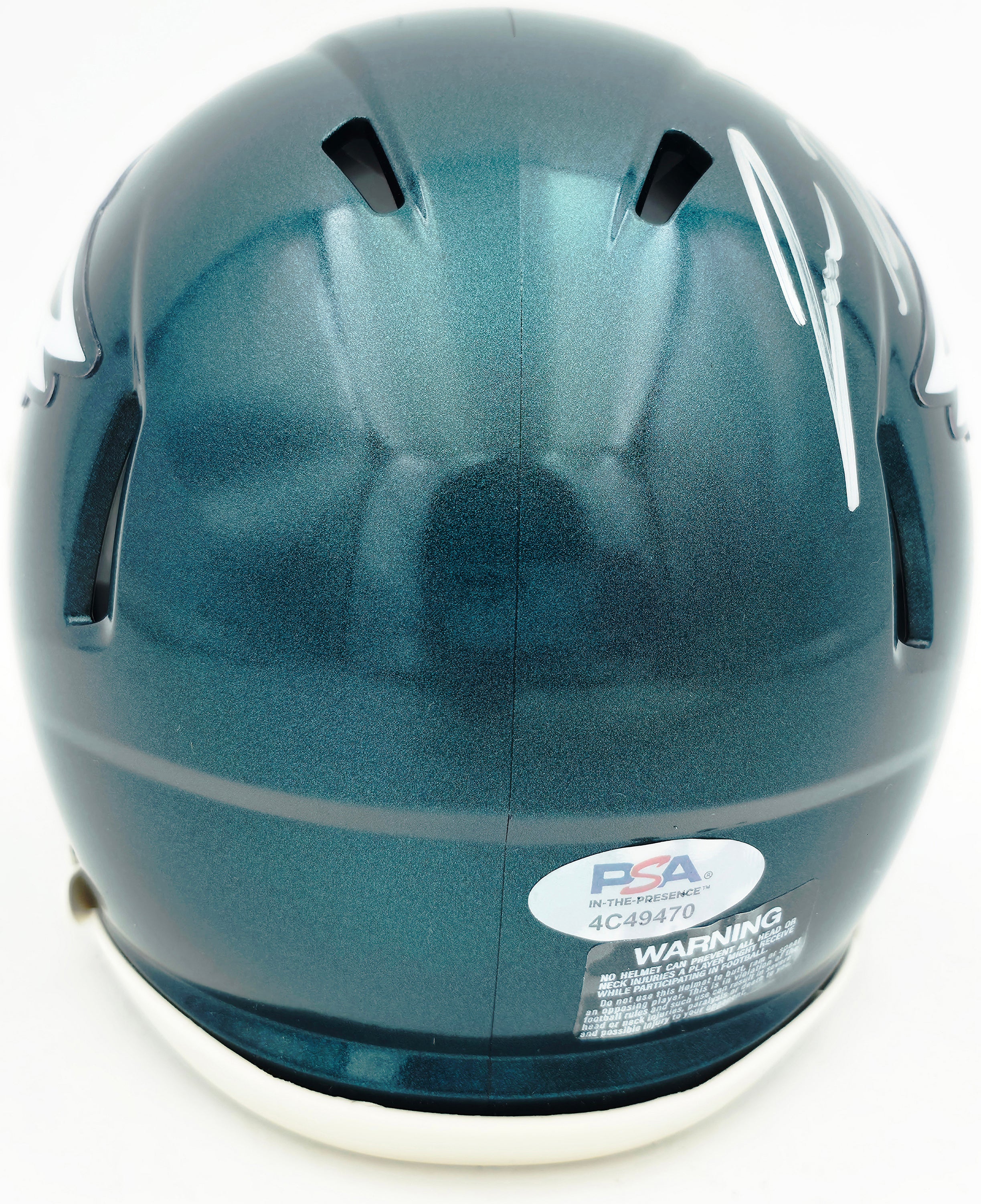 Jason Kelce Autographed Philadelphia Eagles Green Speed Mini Helmet PSA/DNA ITP Stock #262330 - Image 5
