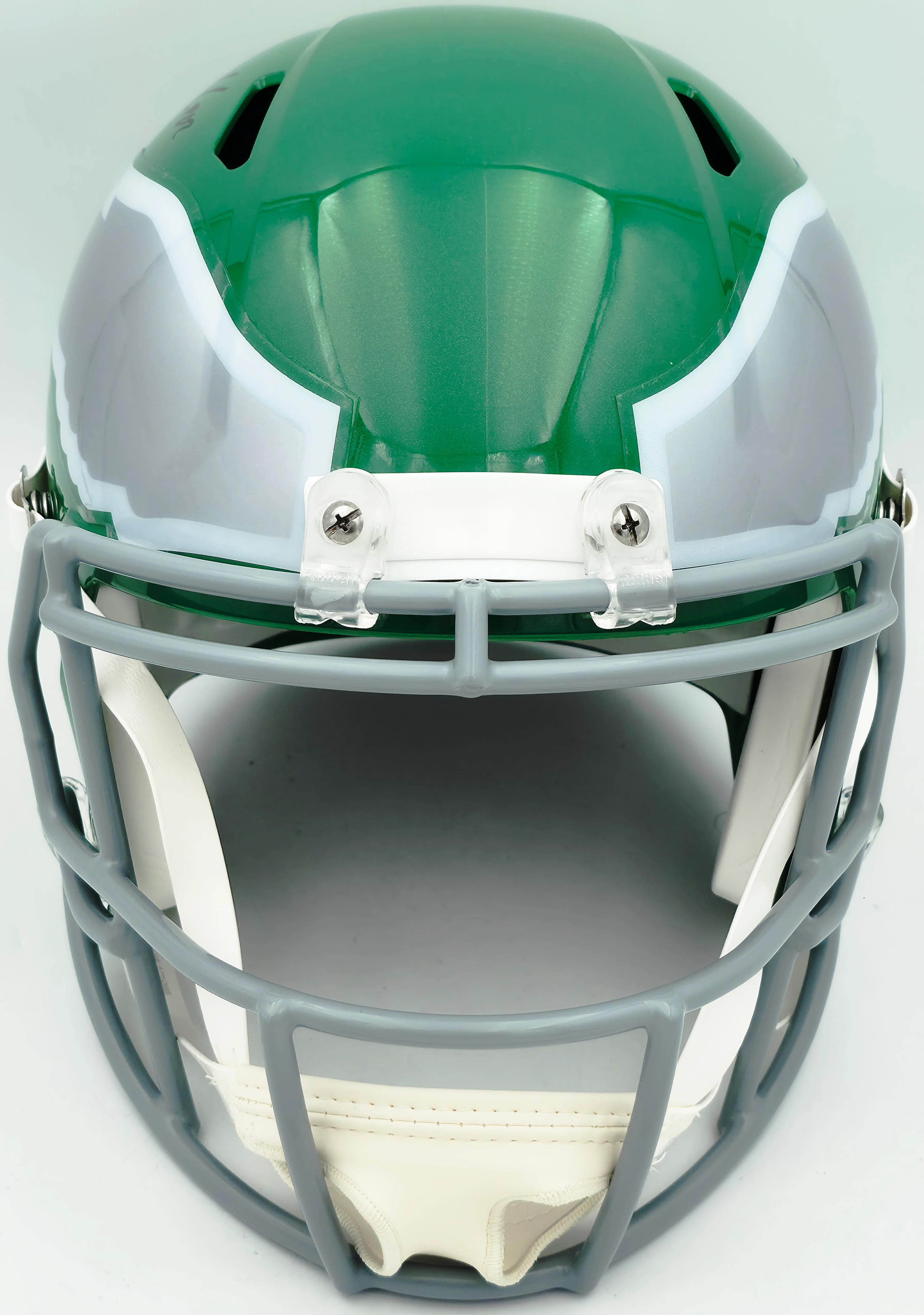 Jason Kelce Autographed Philadelphia Eagles Kelly Green 2023 Alternate Full Size Speed Replica Helmet PSA/DNA ITP Stock #262328 - Image 3