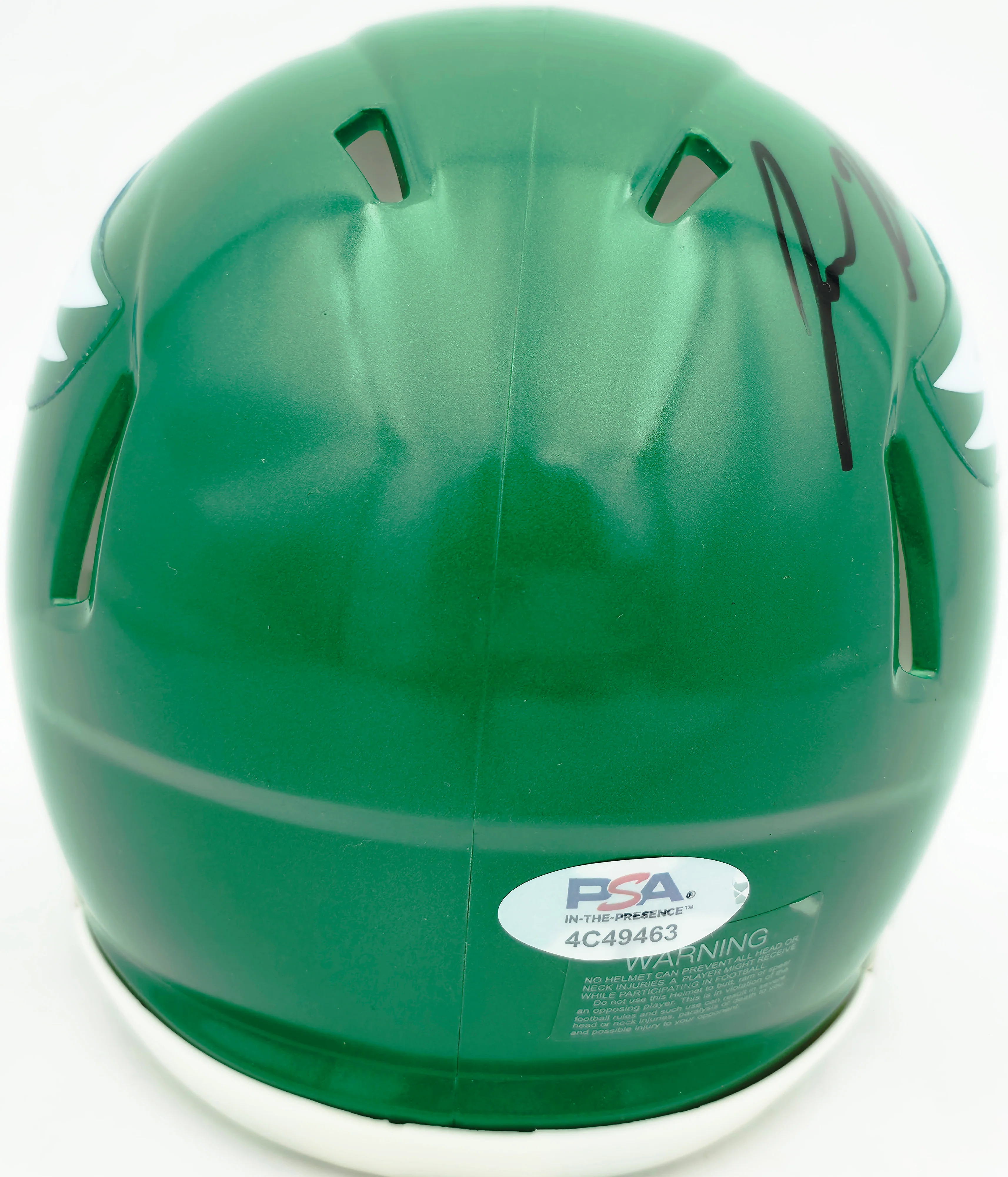 Jason Kelce Autographed Philadelphia Eagles Kelly Green 2023 Alternate Speed Mini Helmet PSA/DNA ITP Stock #262333 - Image 5