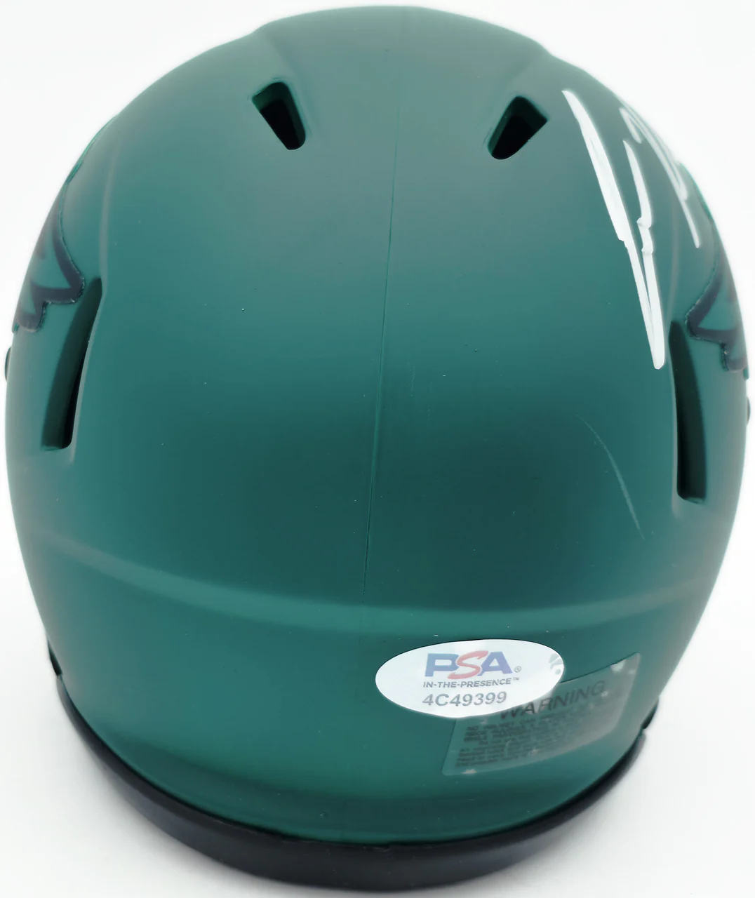 Jason Kelce Autographed Philadelphia Eagles Rave Green Speed Mini Helmet PSA/DNA ITP Stock #262331 - Image 5