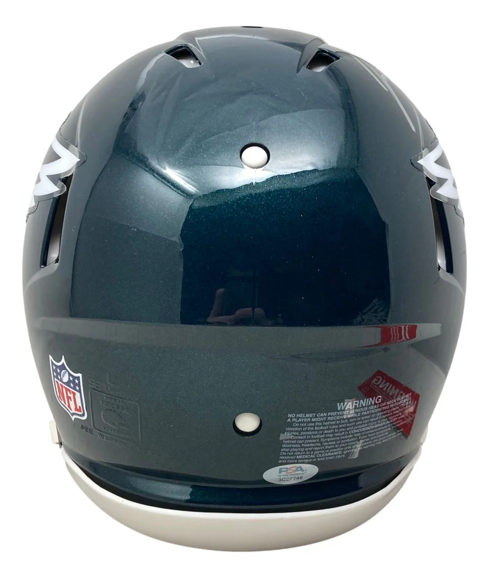 Jason Kelce Signed Eagles FS Speed Authentic Helmet PSA Hologram w/ Case - Image 2
