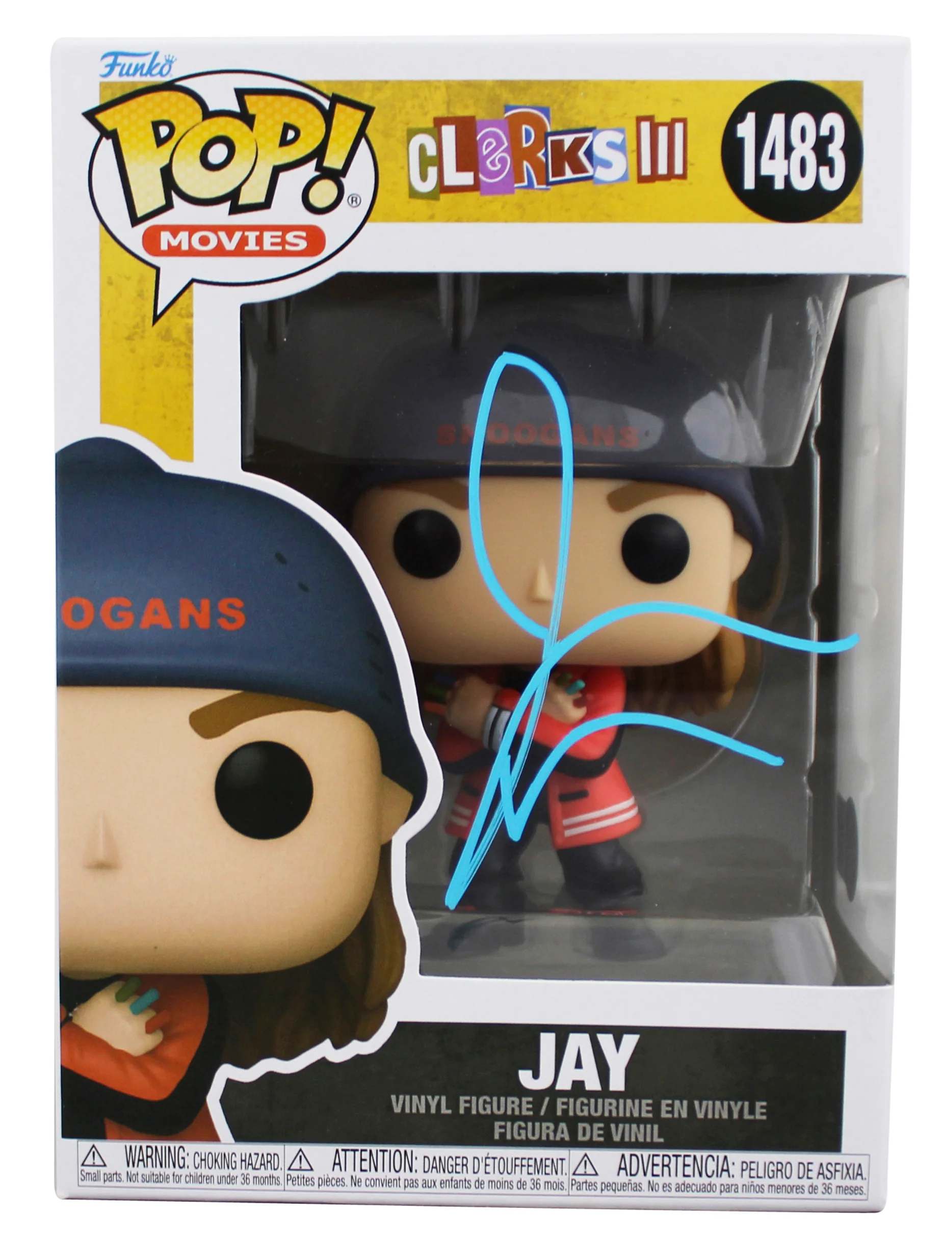 Jason Mewes Clerks III Signed Jay #1483 Funko Pop Vinyl Figure BAS #BL69282 - Image 2
